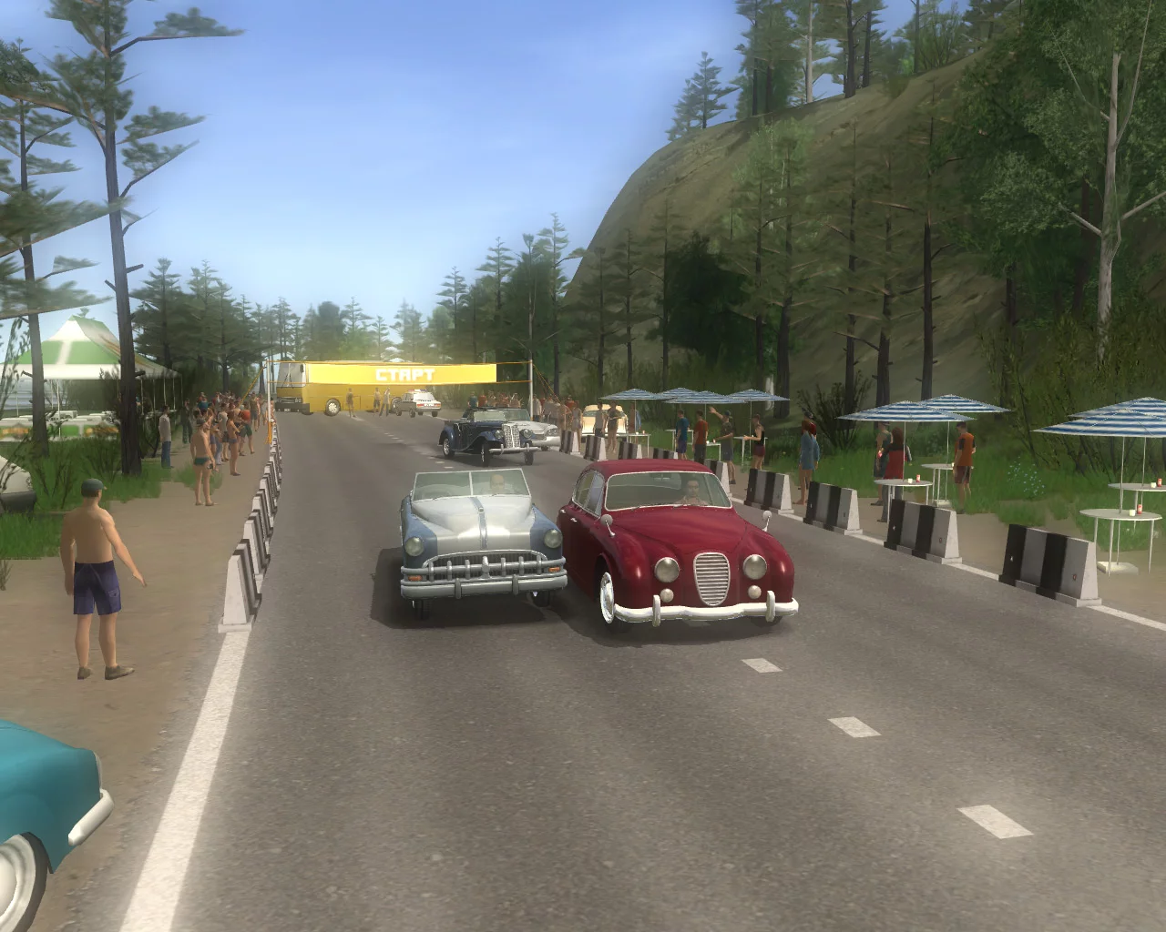 Изображение игры: Classic Car Racing