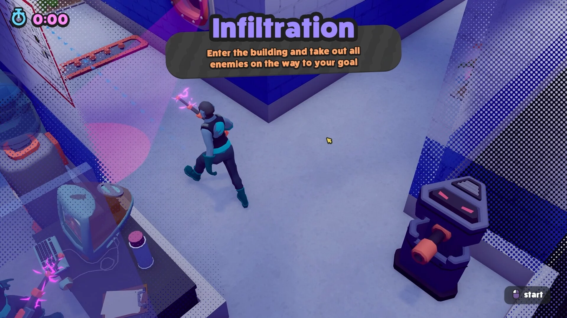Изображение игры: JUSTICE SUCKS: Tactical Vacuum Action