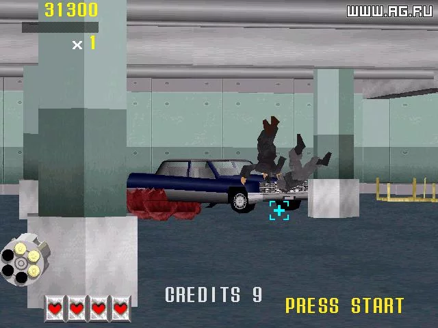 Изображение игры: Virtua Cop (Virtua Squad)