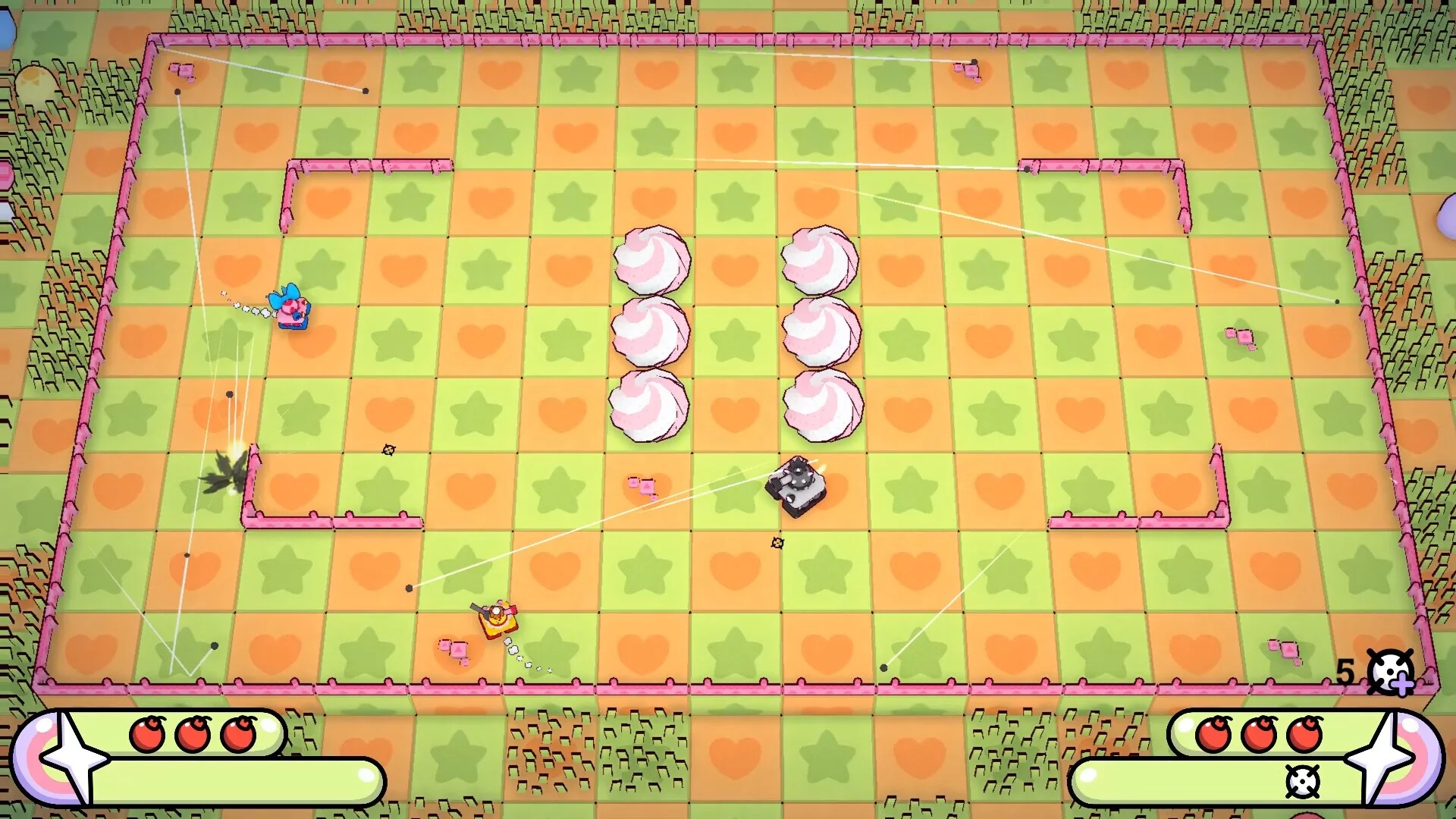 Изображение игры: Sugar Tanks Arena