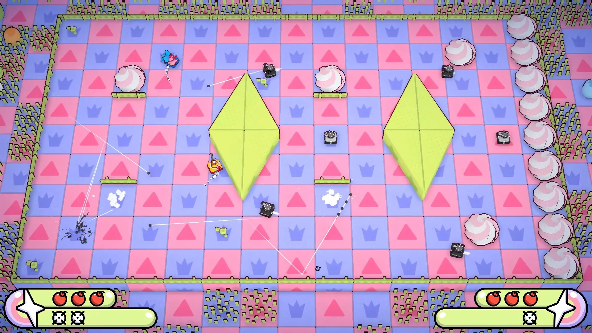 Изображение игры: Sugar Tanks Arena