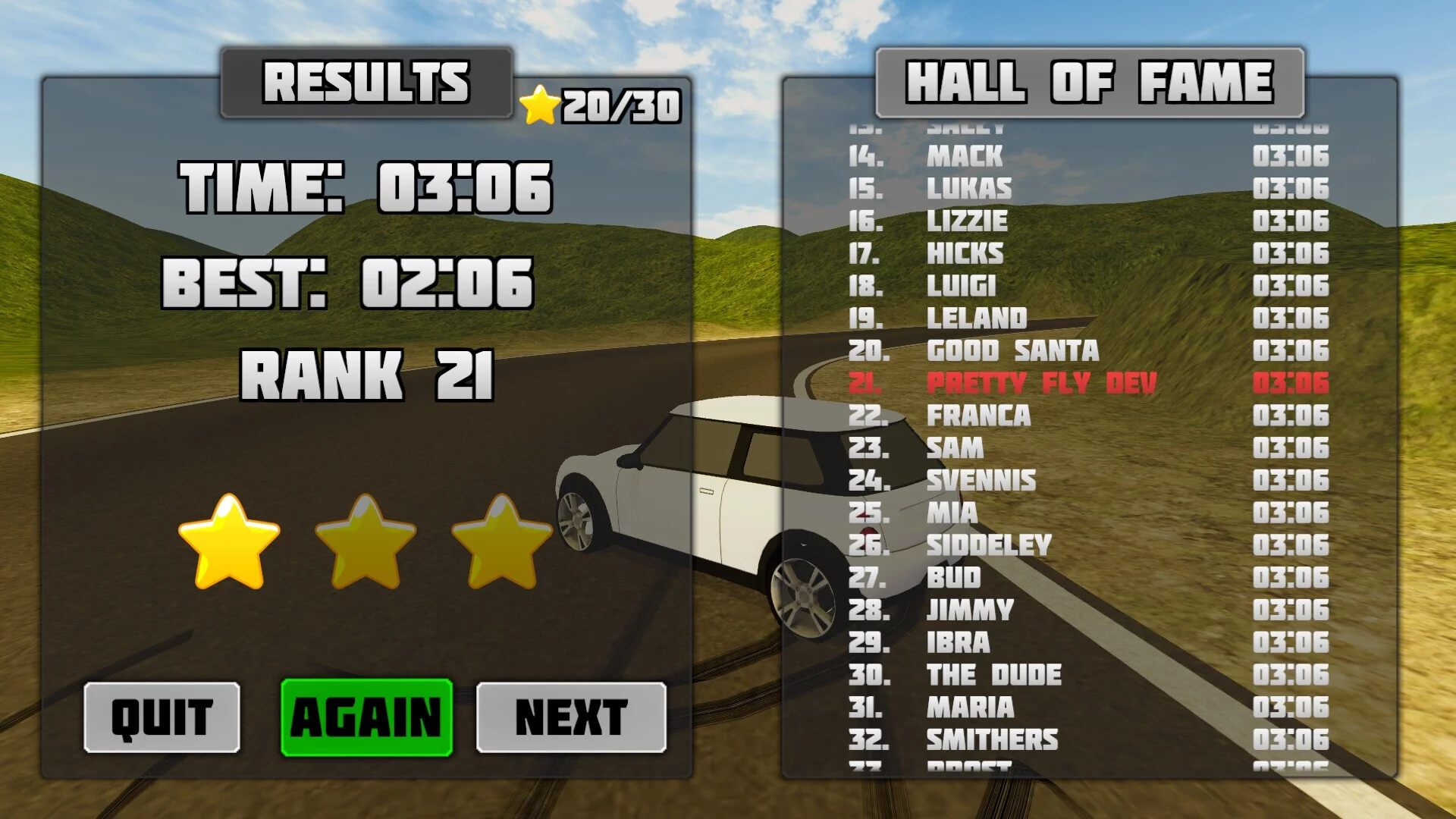 Изображение игры: Traffic Race 3D 2