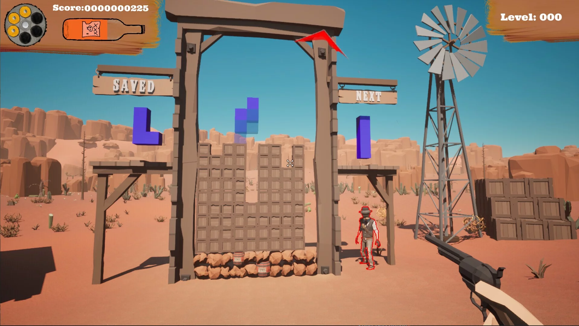 Изображение игры: Guntris