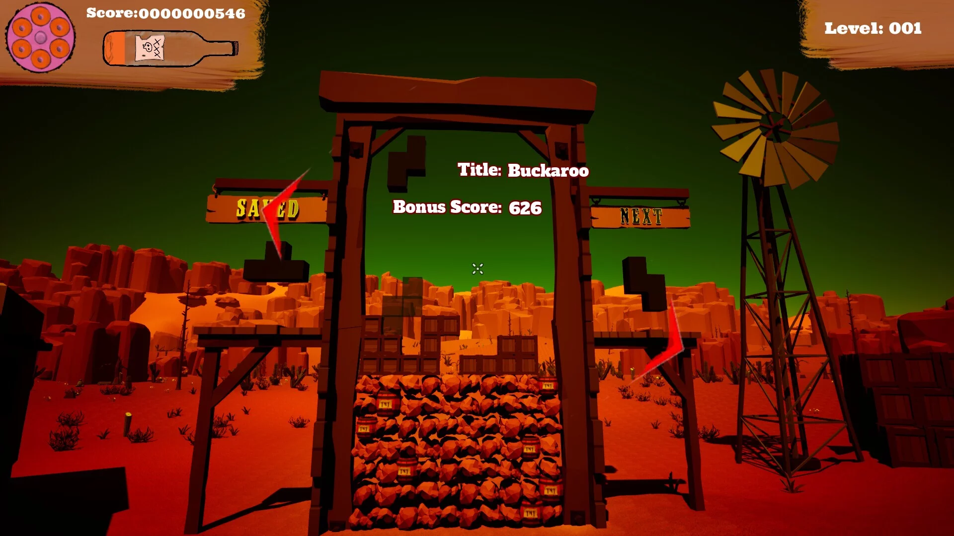 Изображение игры: Guntris