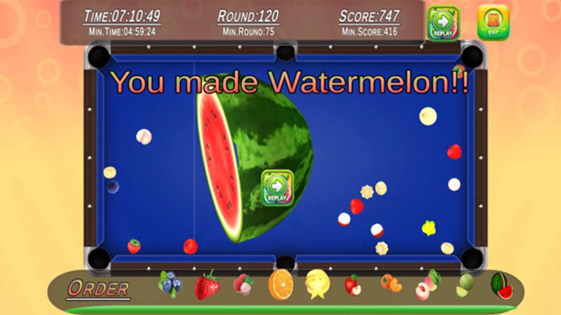 Изображение игры: Fruit Pool Explosive