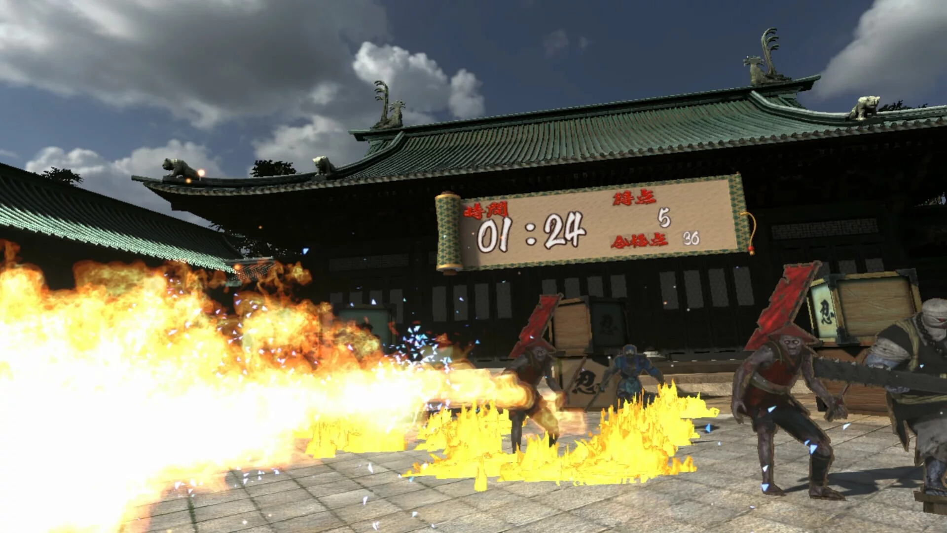 Изображение игры: VR NINJA DOJO