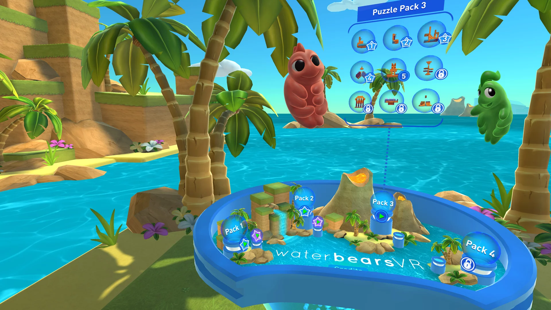 Изображение игры: Water Bears VR