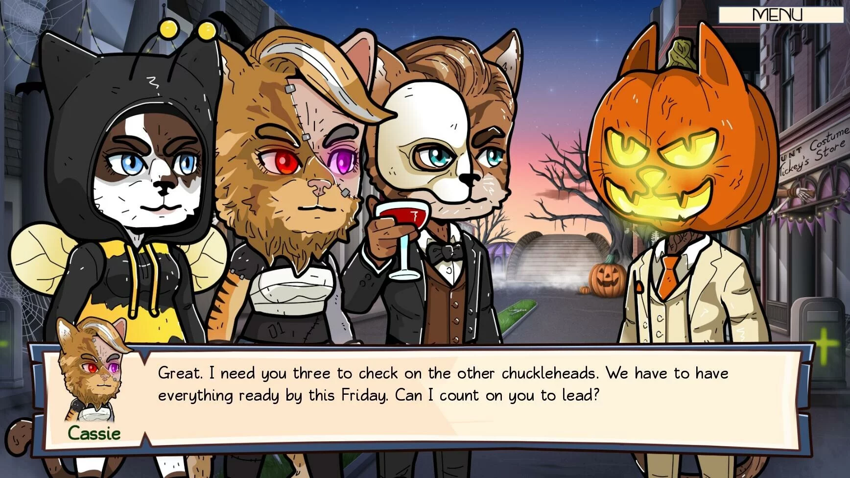 Изображение игры: Furry Shakespeare: To Date Or Not To Date Spooky Cat Girls 2?!