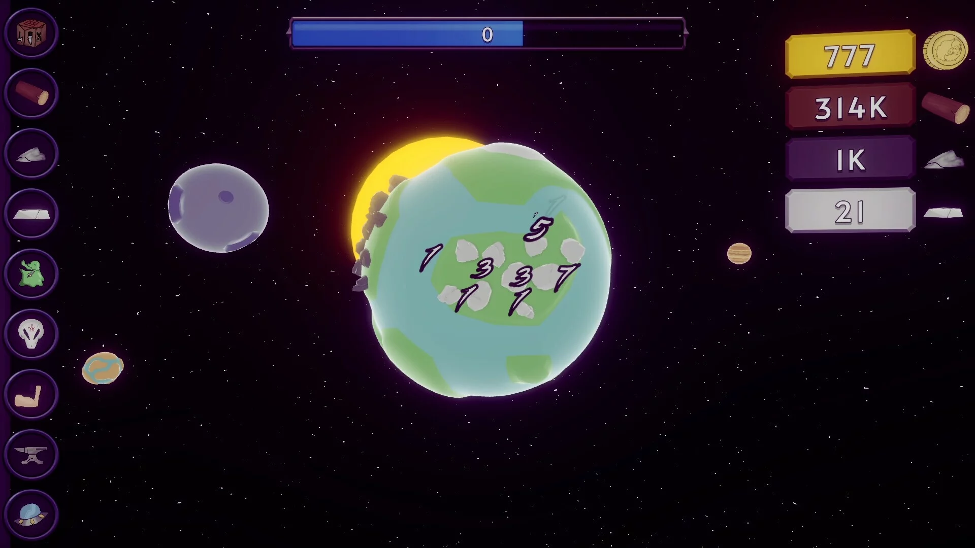Изображение игры: Shattered Dreams: that one time when all my applications got rejected, so I started my own company. My life became an idle / clicker game where I must increase all incremental values and squeeze my em