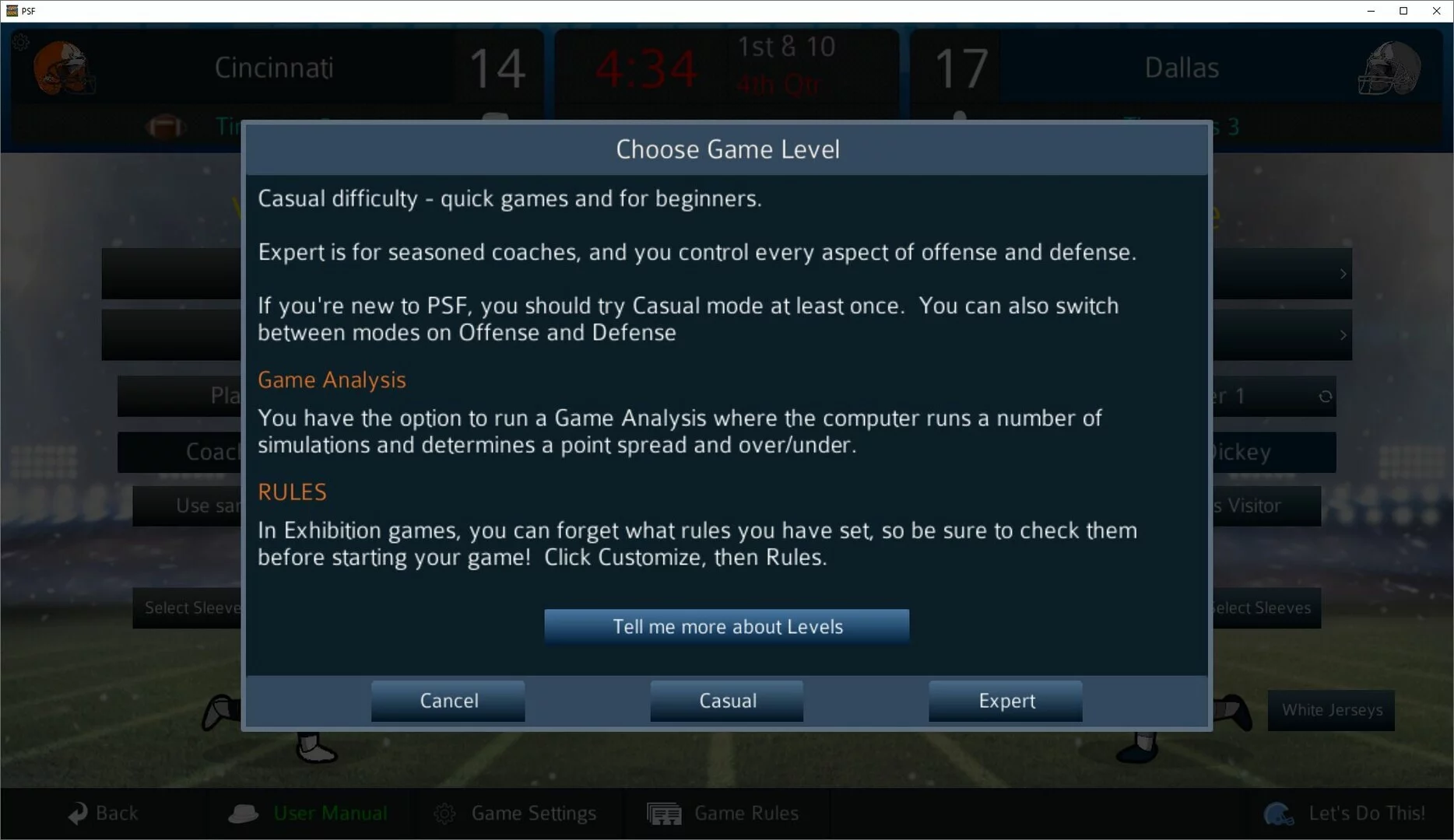 Изображение игры: Pro Strategy Football 2025