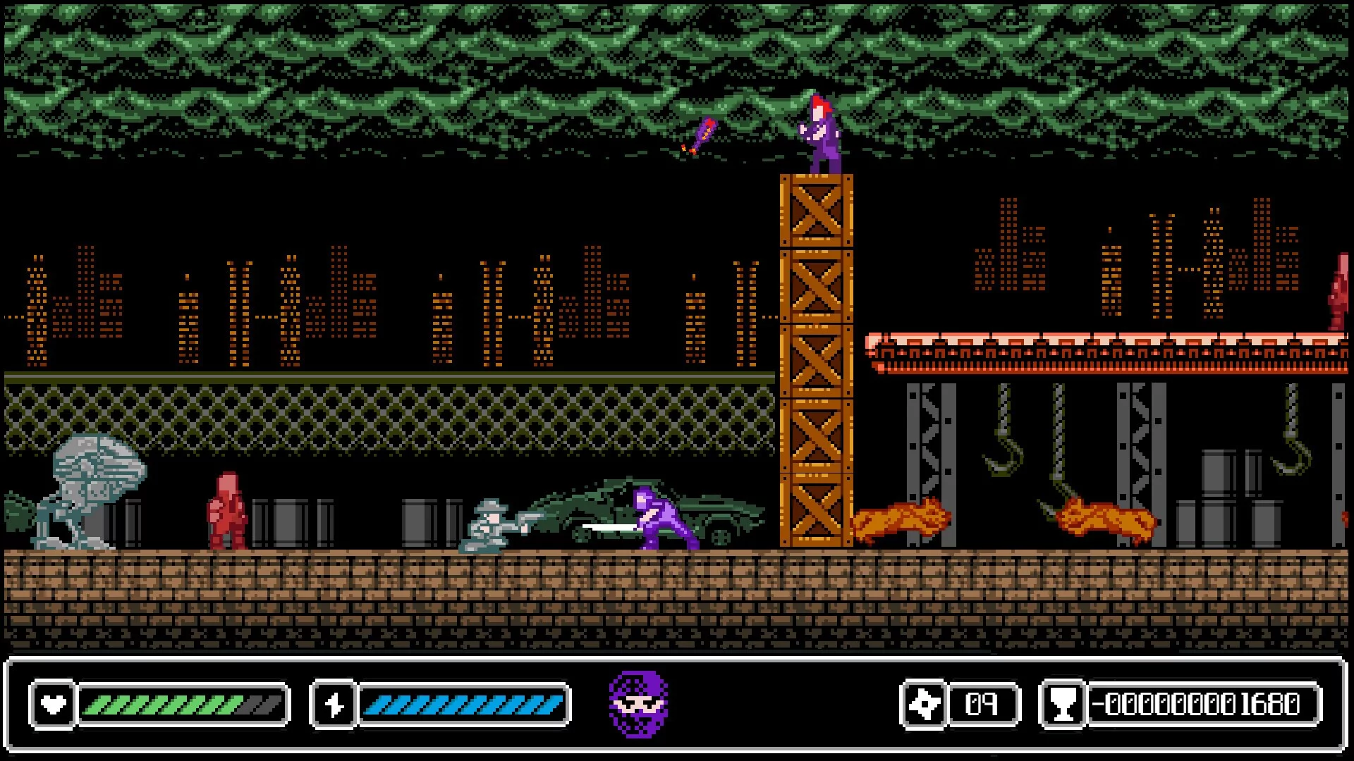 Изображение игры: Ninja 1987