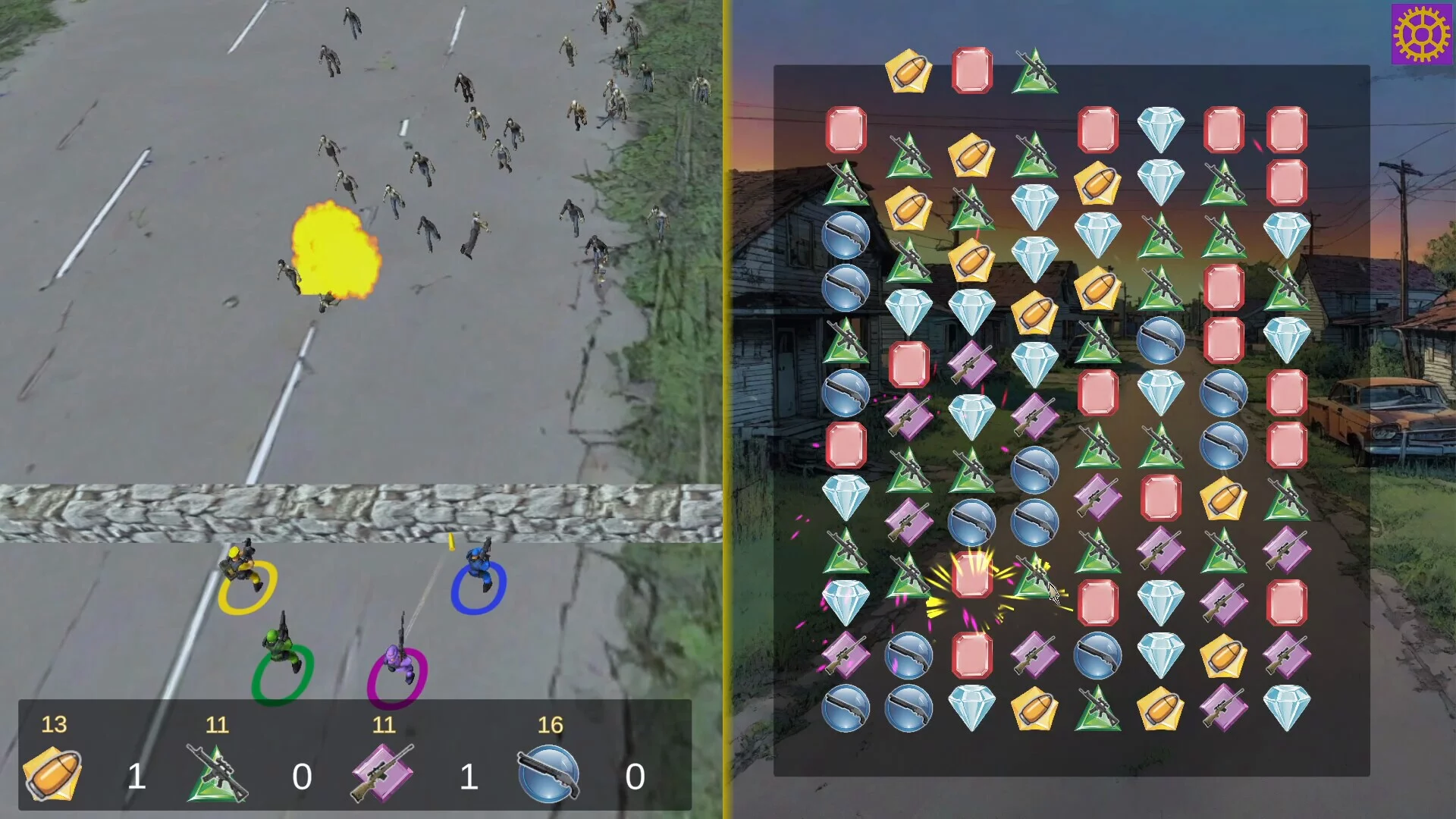 Изображение игры: Match Kill Survive