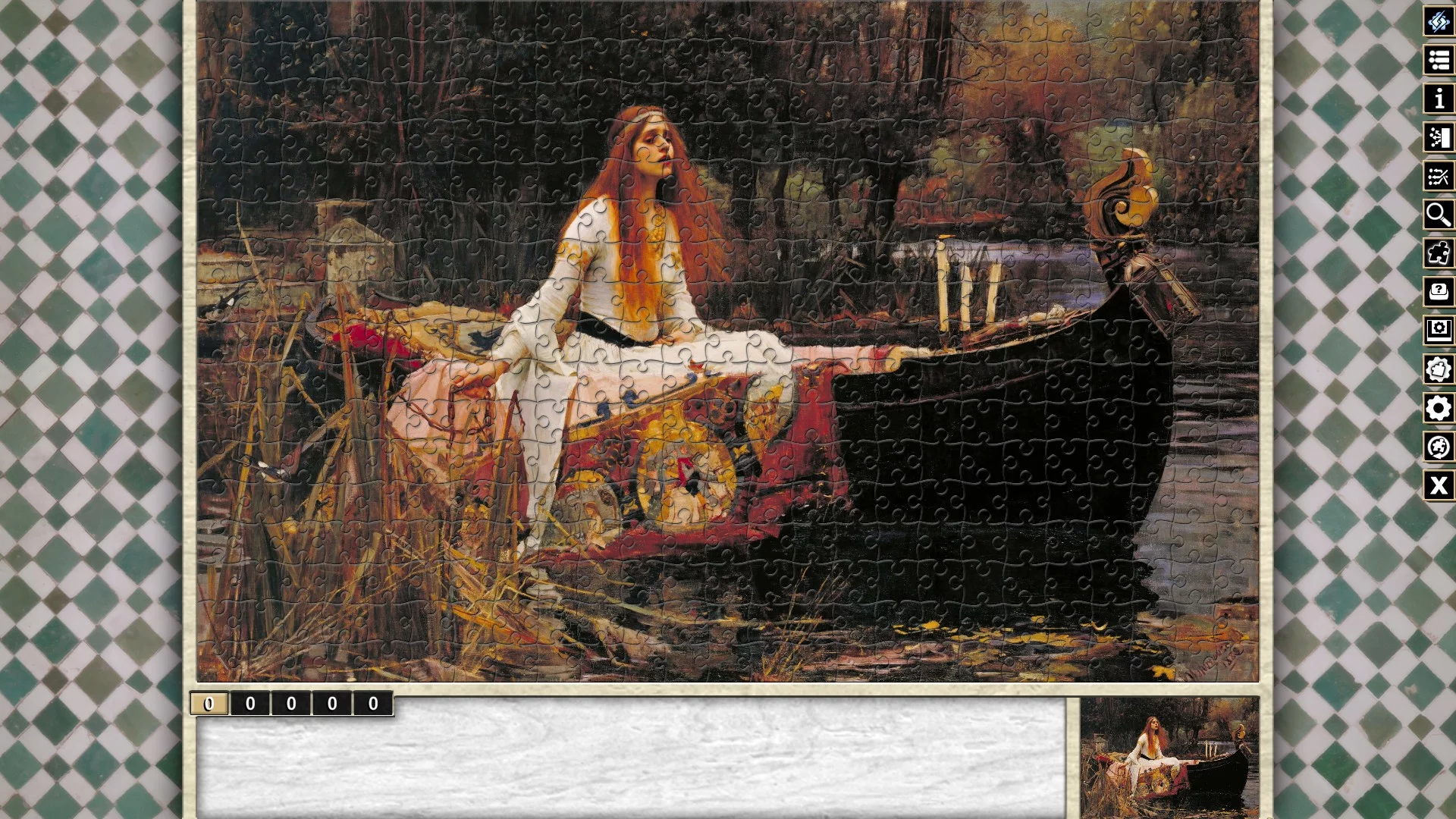 Изображение игры: Pixel Puzzles Traditional Jigsaws