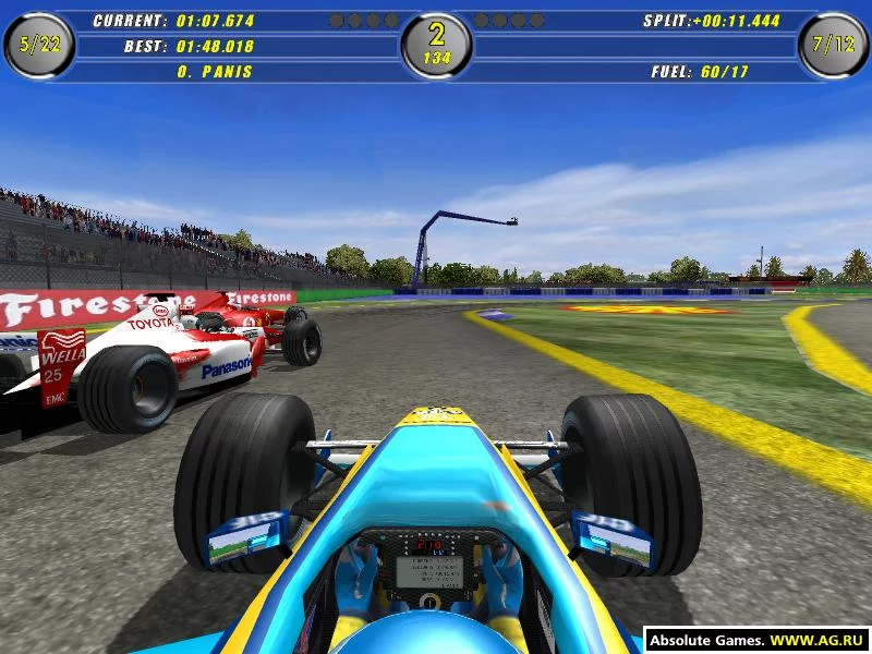 Изображение игры: F1 2002