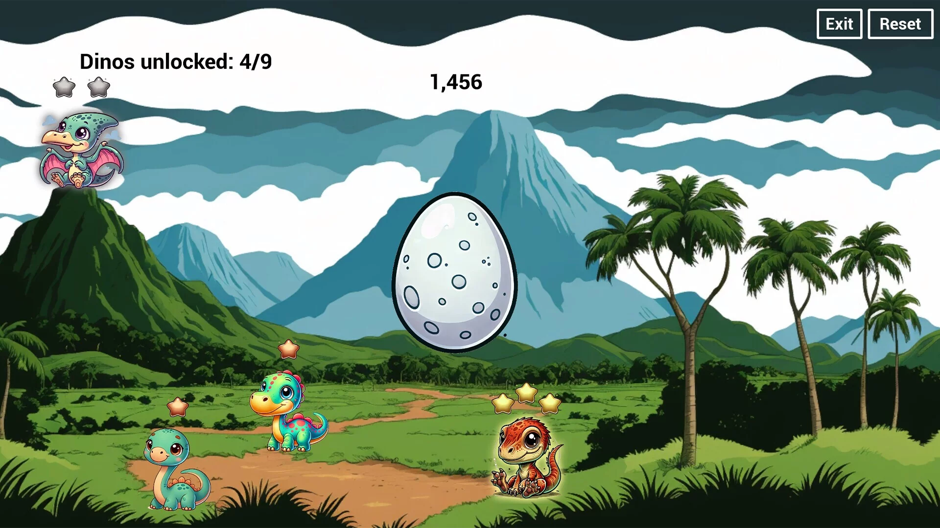 Изображение игры: Dino Clicker