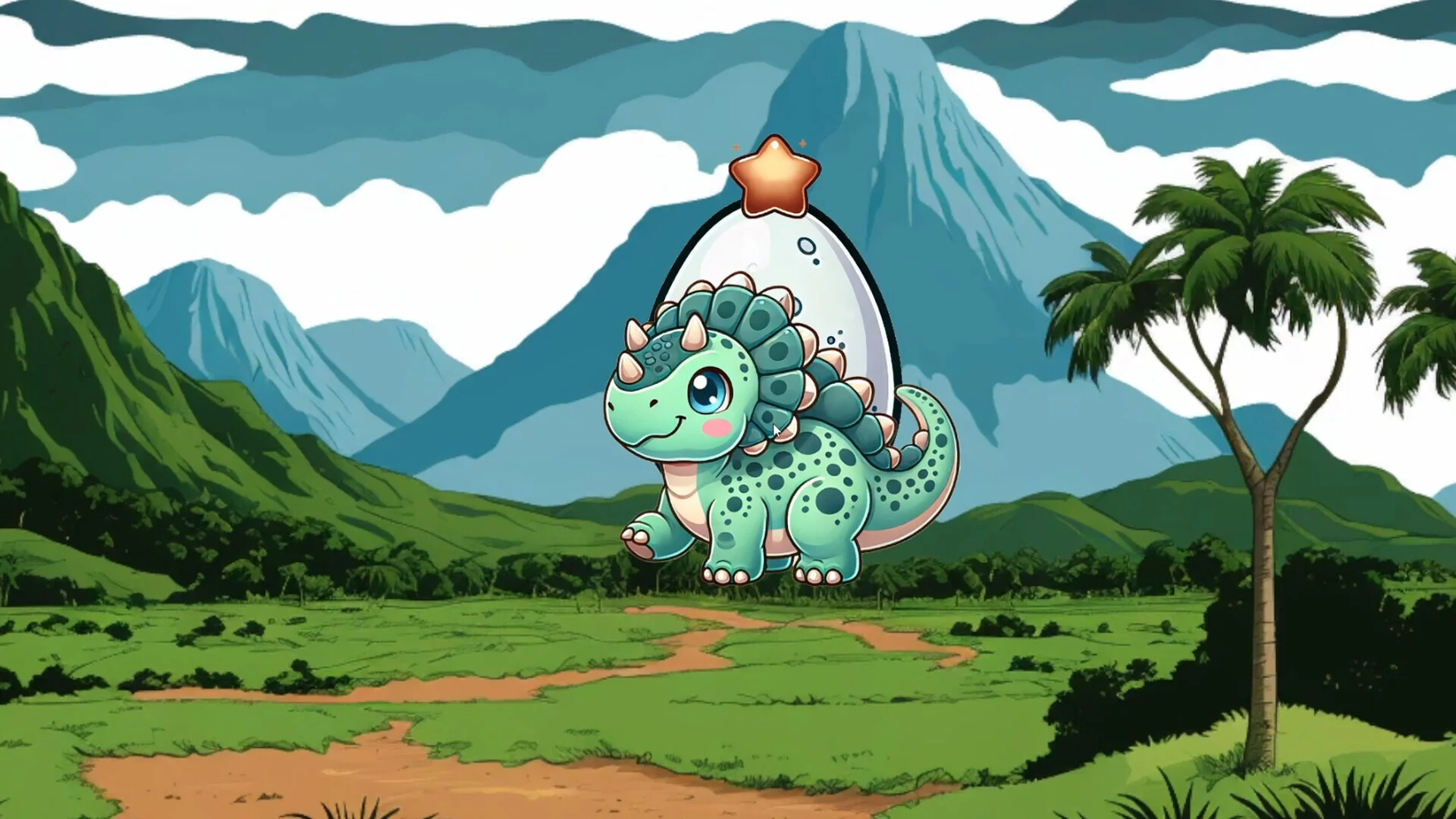 Изображение игры: Dino Clicker