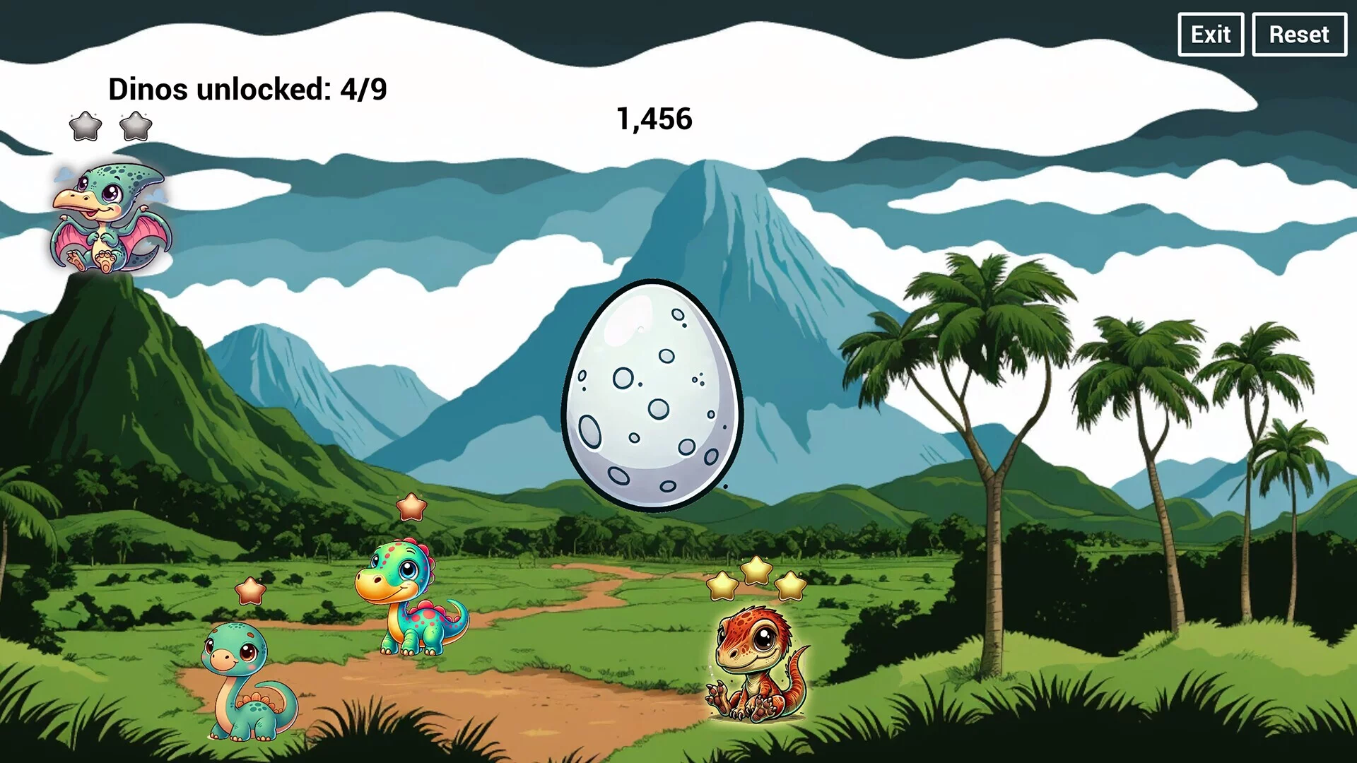 Изображение игры: Dino Clicker