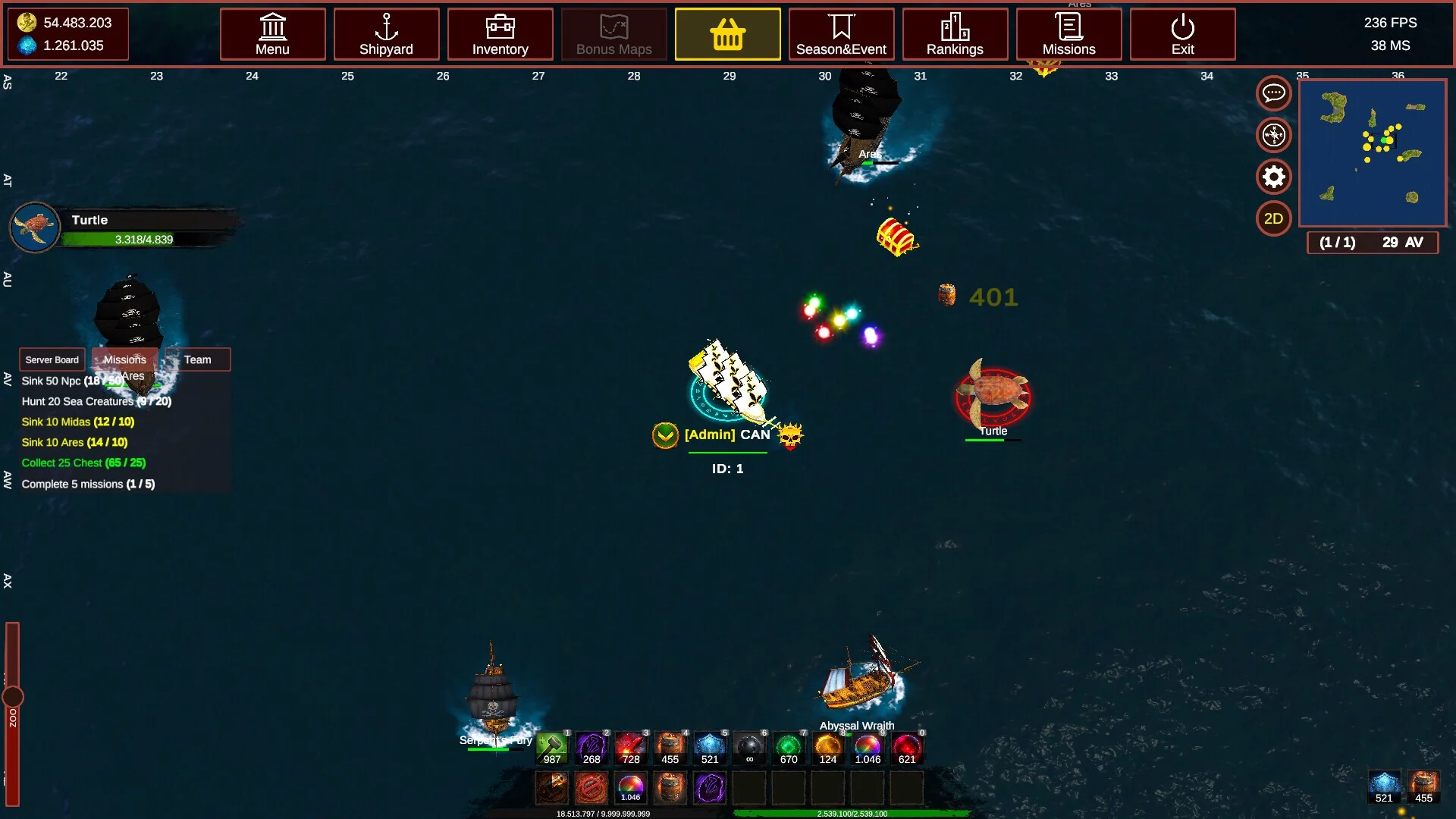 Изображение игры: King Of The Pirates