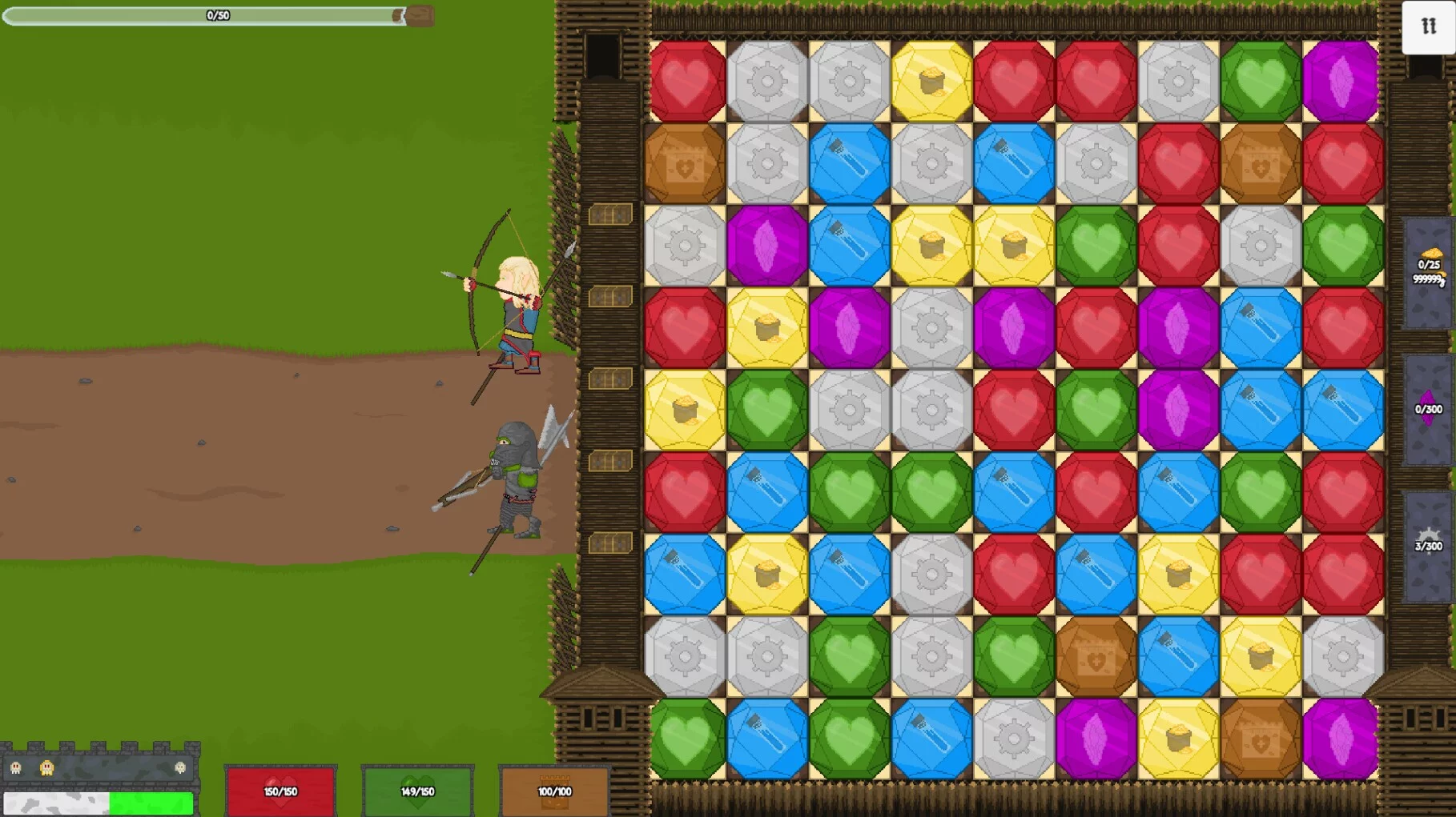 Изображение игры: Gems Defenders