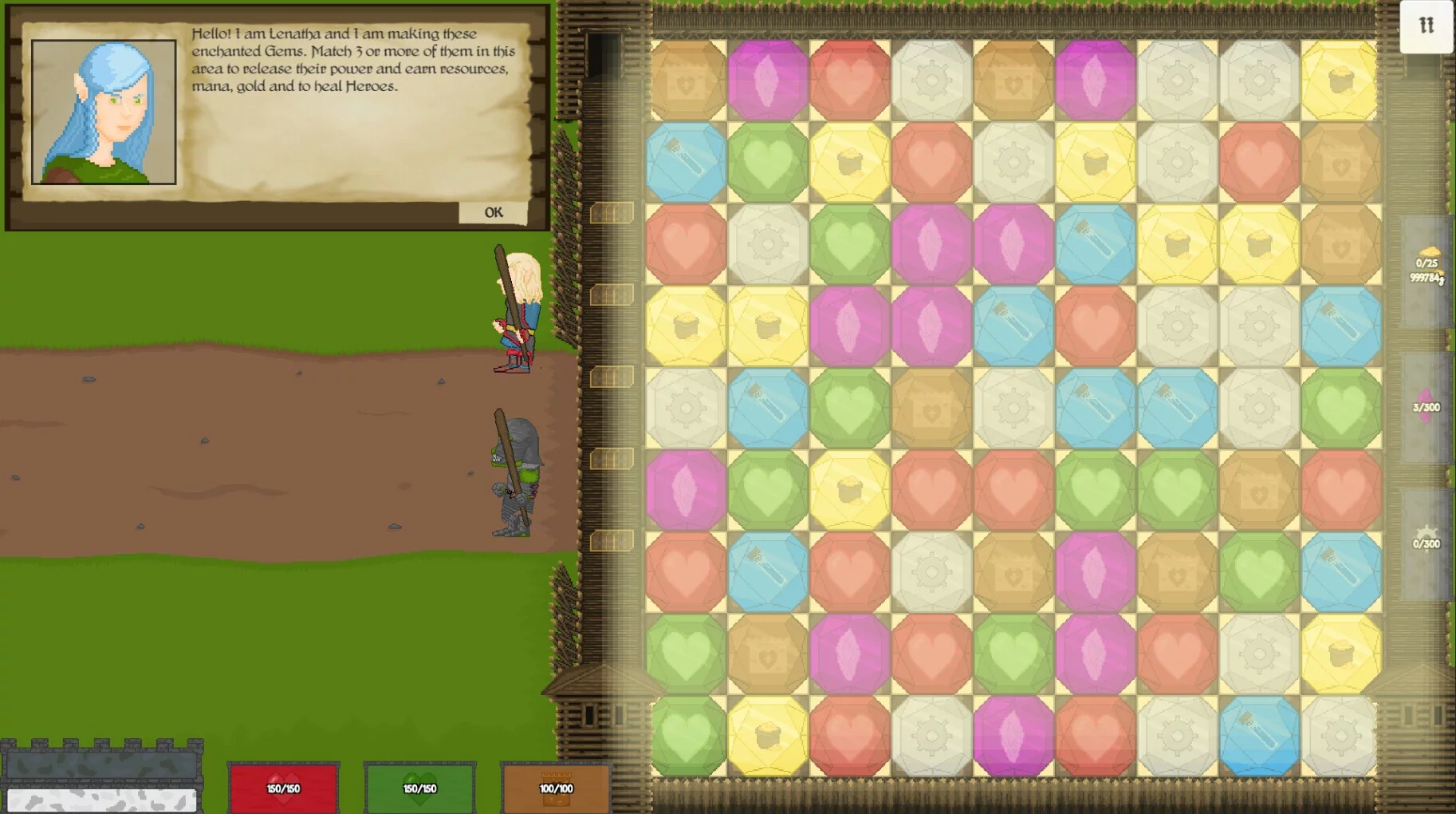 Изображение игры: Gems Defenders