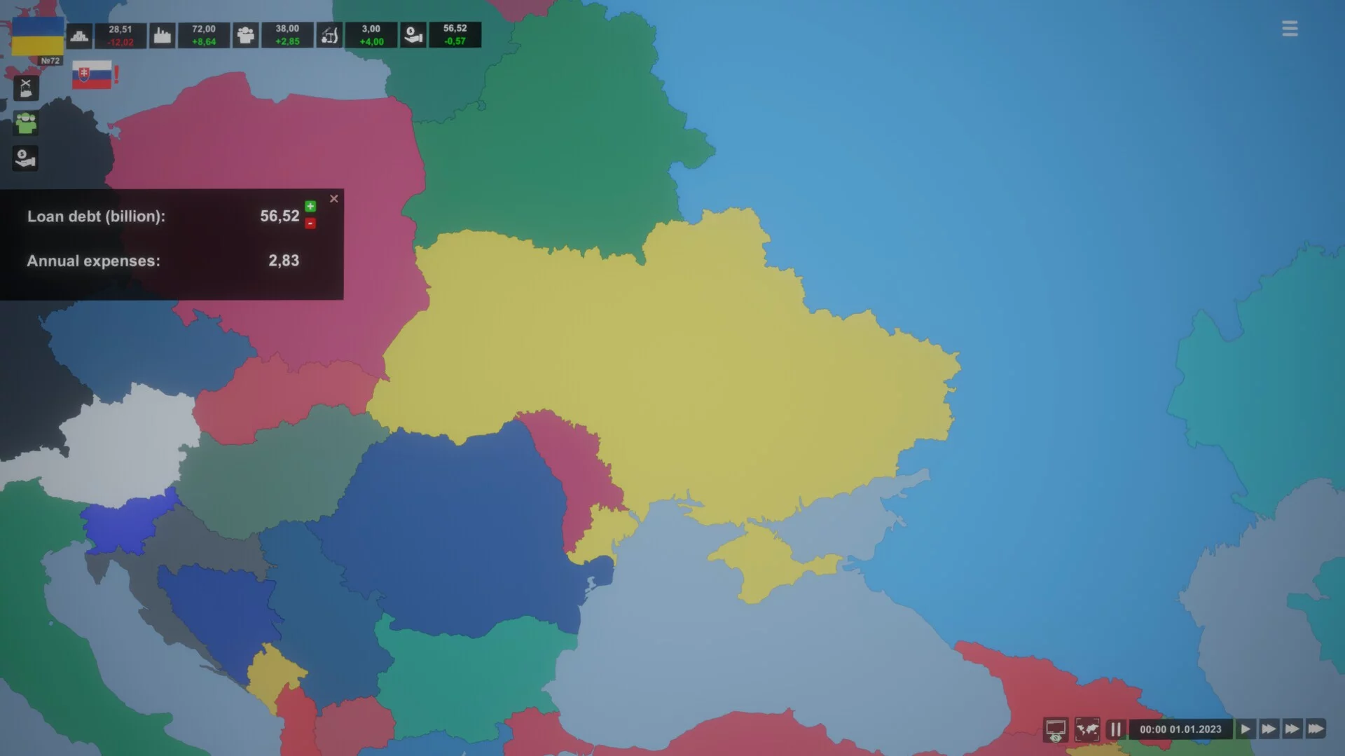 Изображение игры: Simulator of Countries
