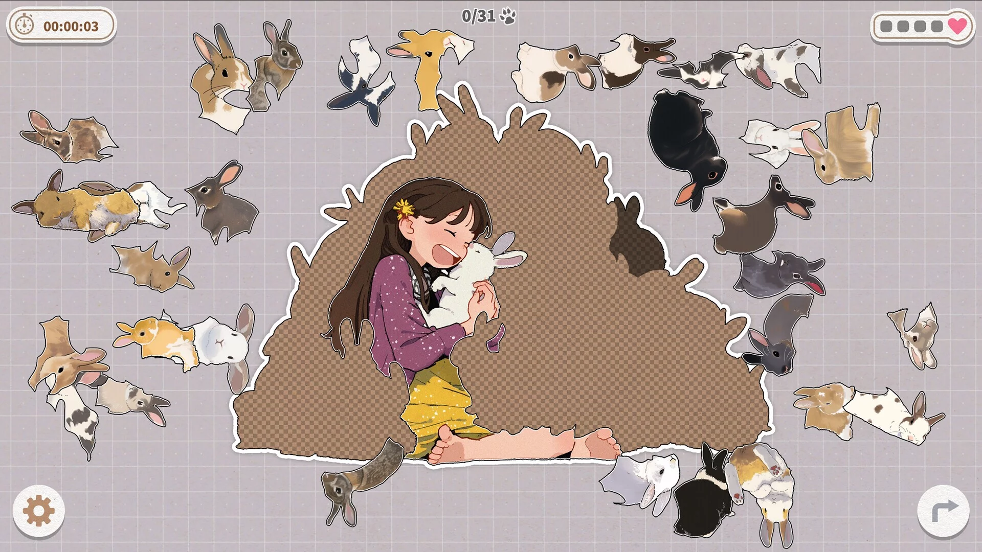 Изображение игры: Bunnies Huddled Together