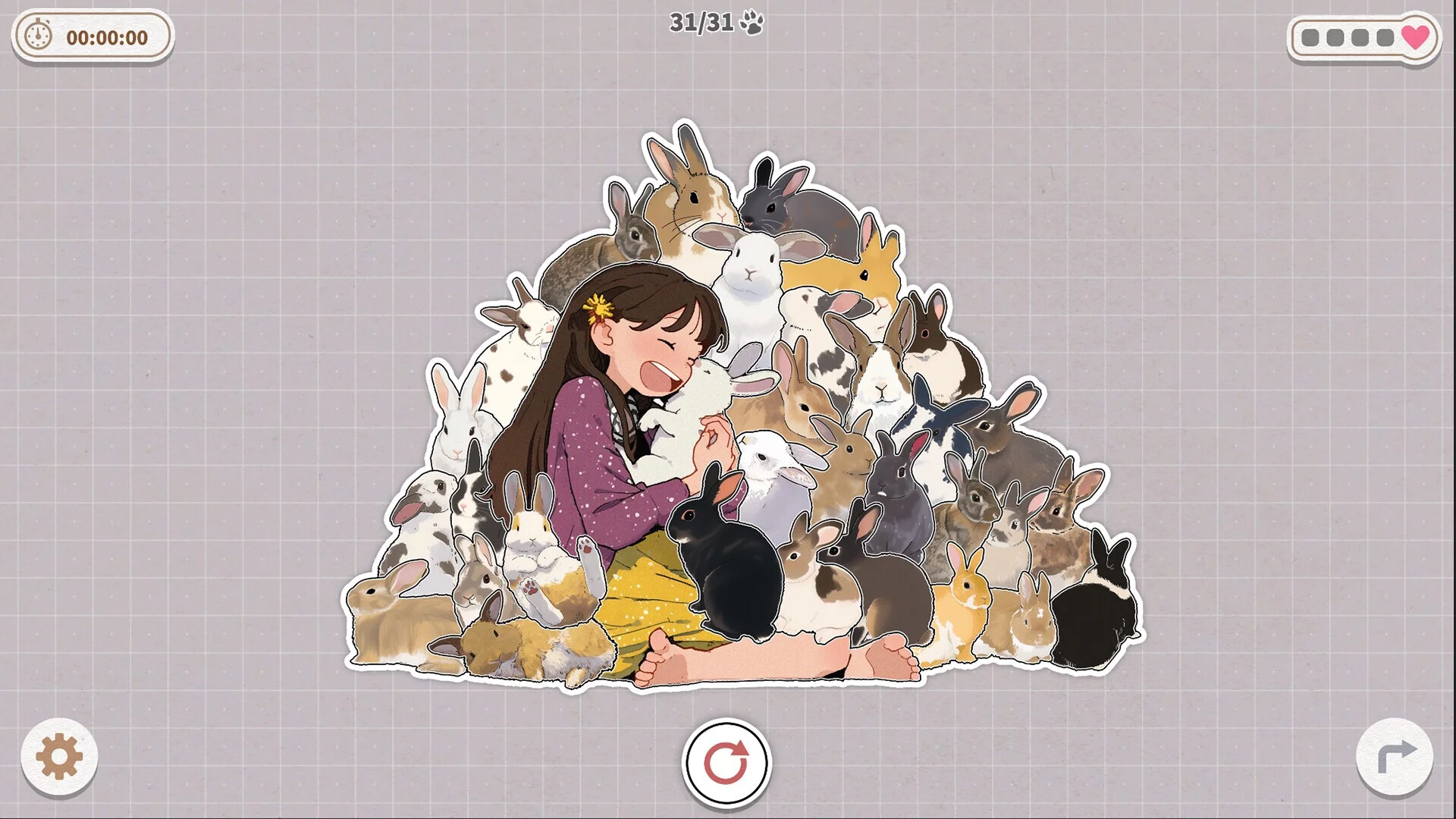 Изображение игры: Bunnies Huddled Together