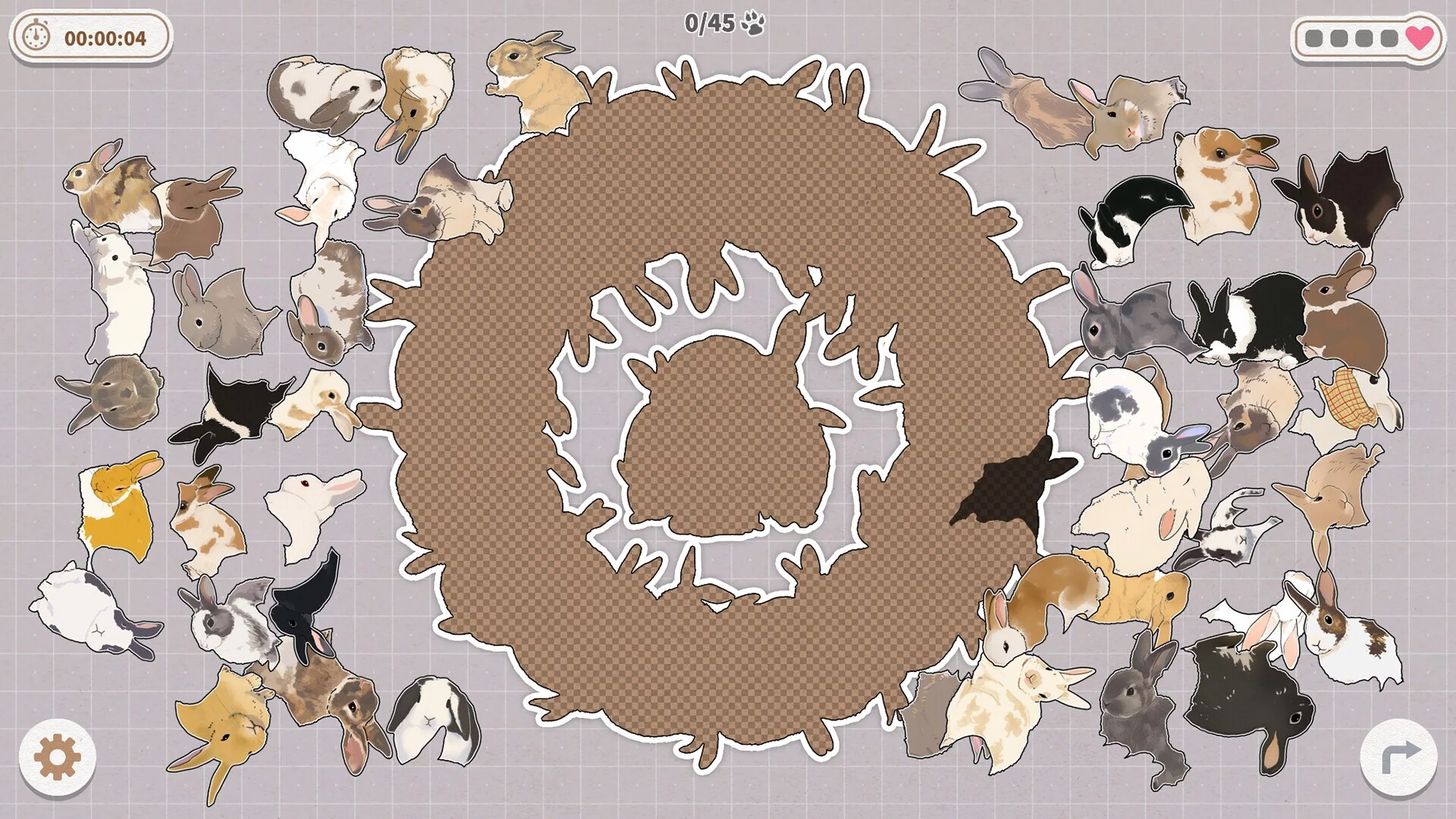 Изображение игры: Bunnies Huddled Together