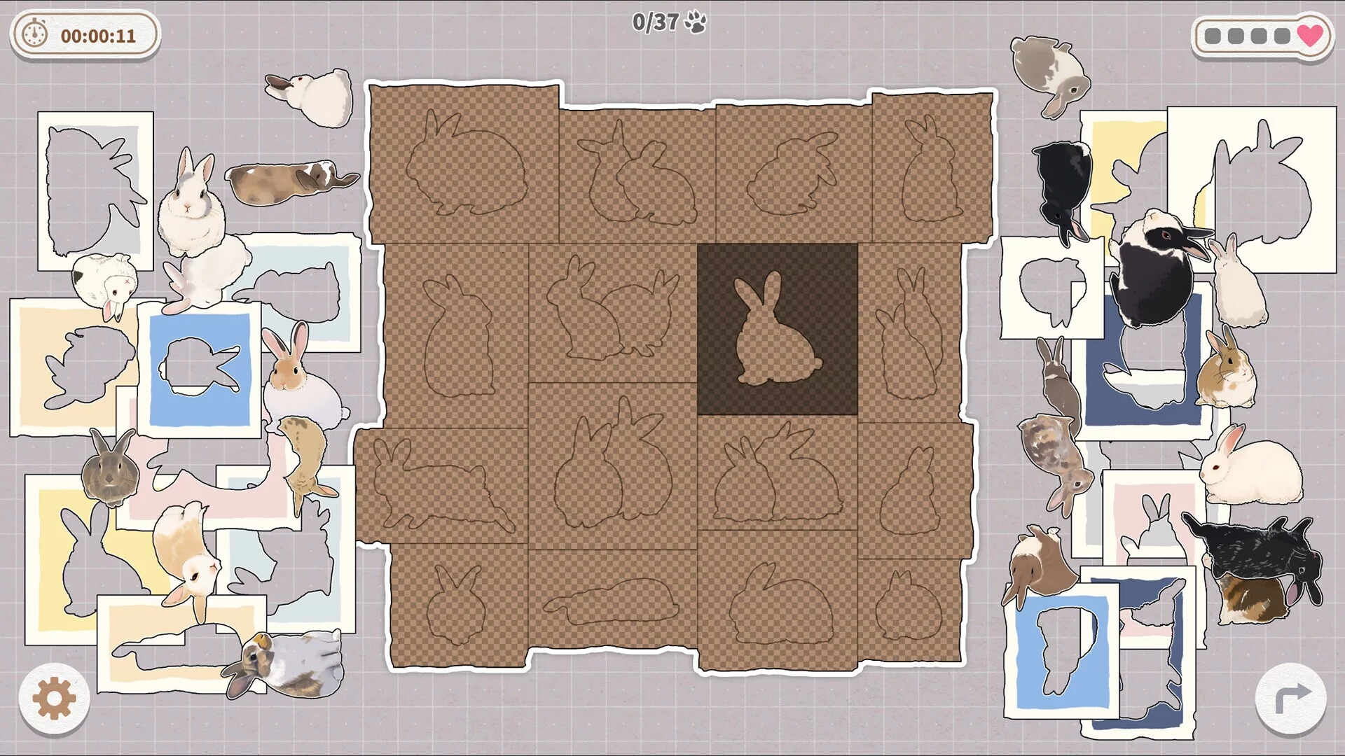 Изображение игры: Bunnies Huddled Together