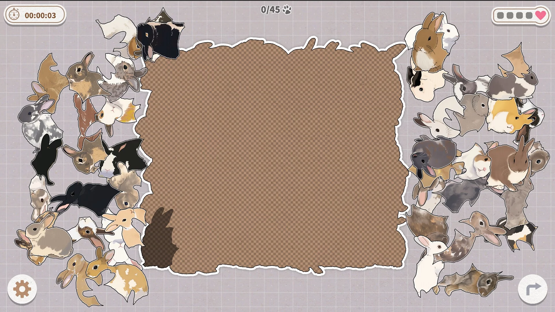 Изображение игры: Bunnies Huddled Together