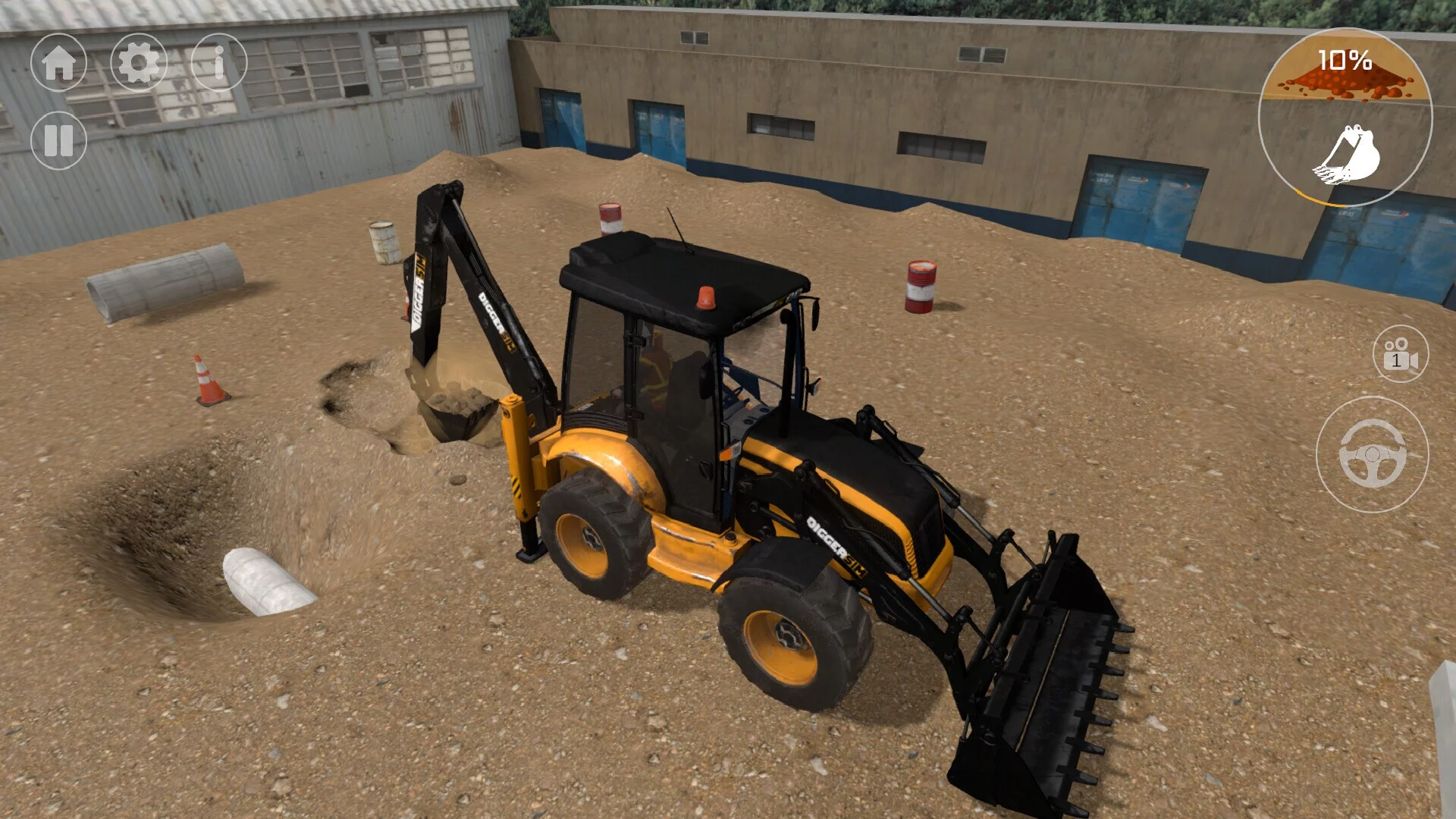 Изображение игры: DiggerSim - Excavator Simulator