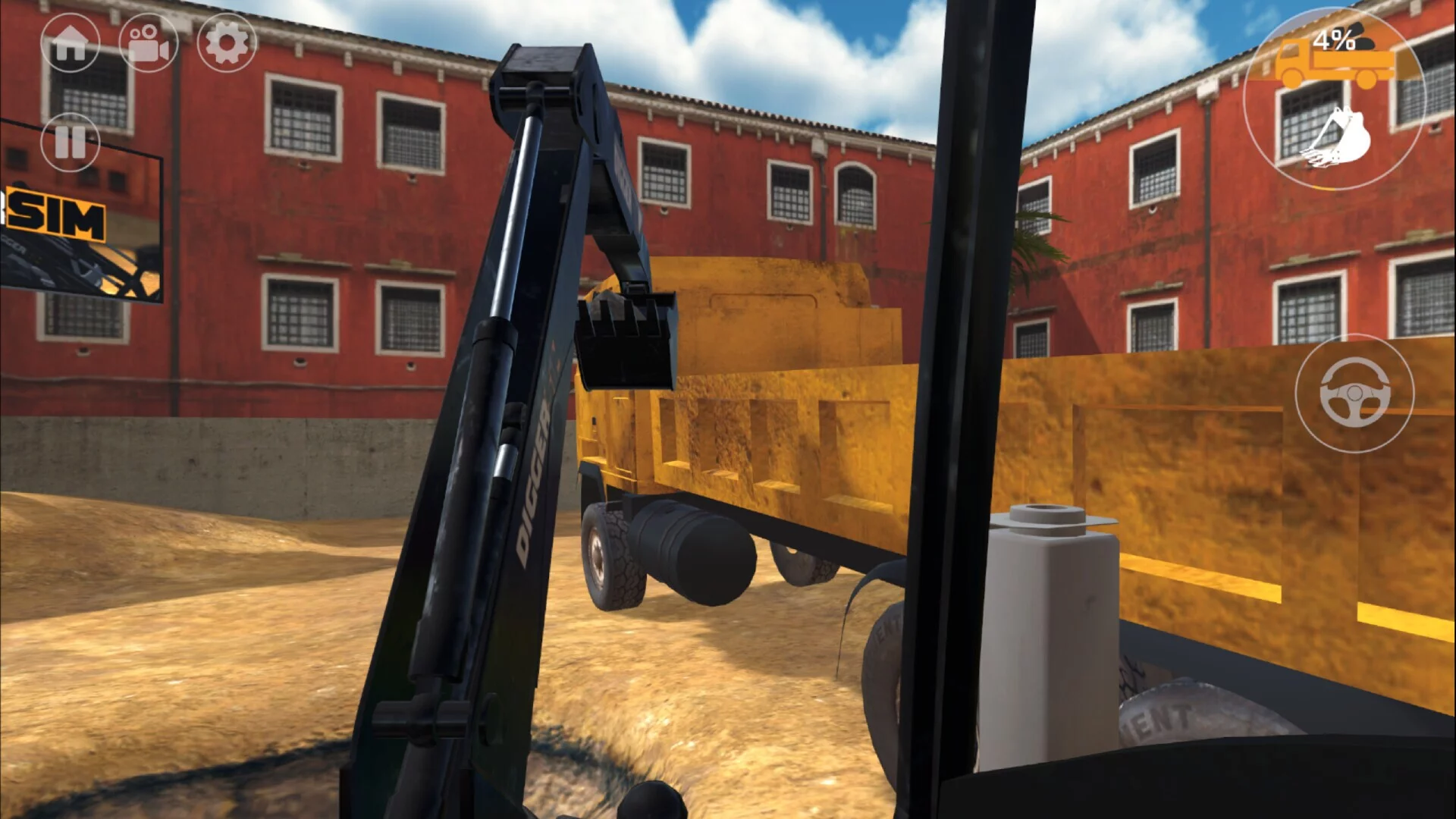 Изображение игры: DiggerSim - Excavator Simulator