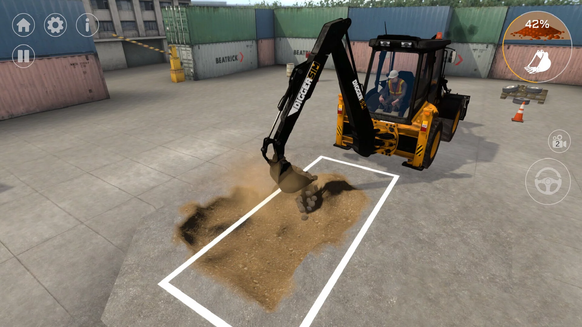 Изображение игры: DiggerSim - Excavator Simulator
