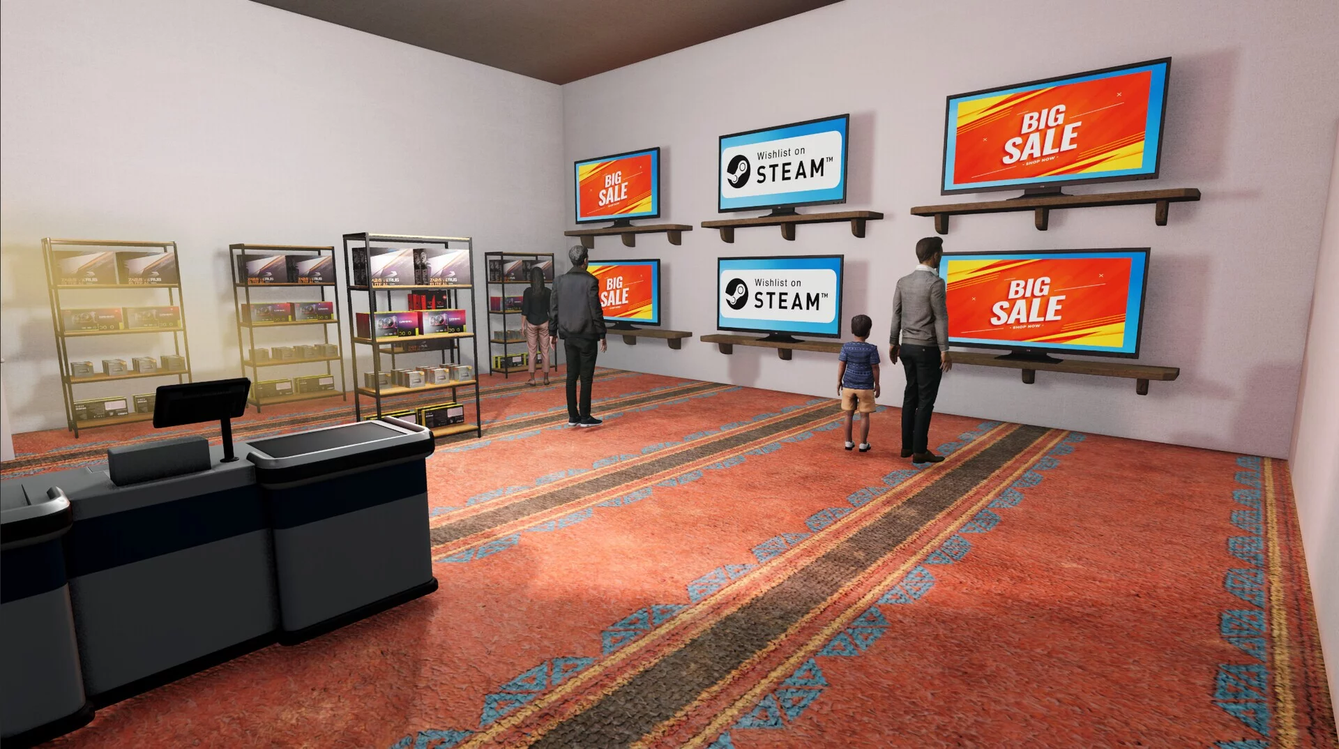 Изображение игры: Tech Store Simulator