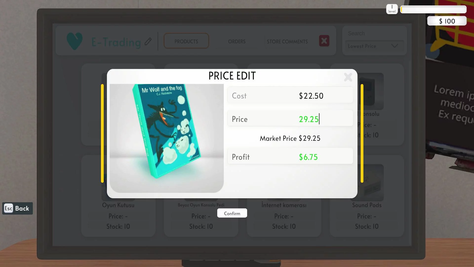 Изображение игры: E-Trading Simulator: Prologue