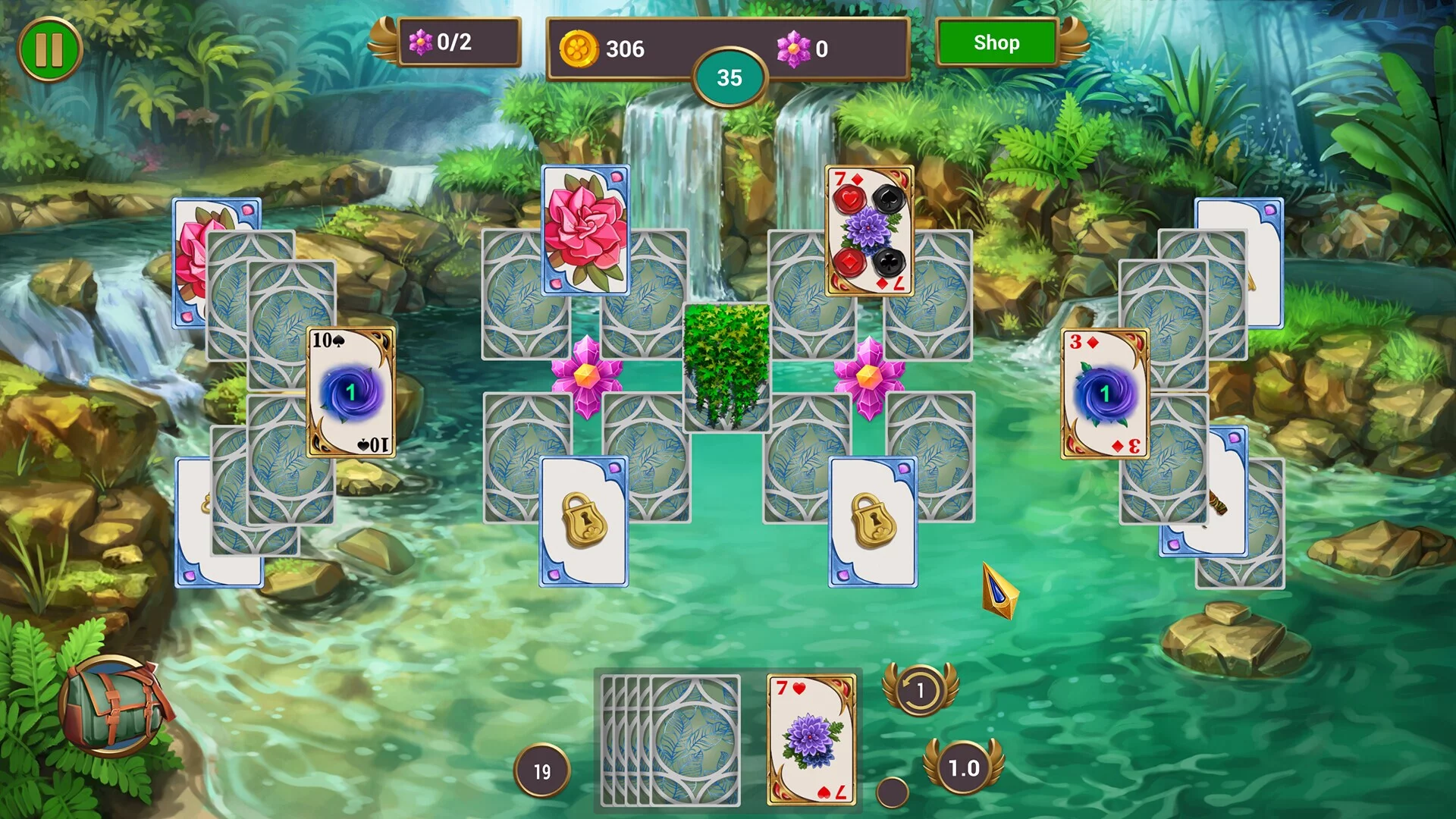 Изображение игры: Solitaire Quest: Love Blossoms
