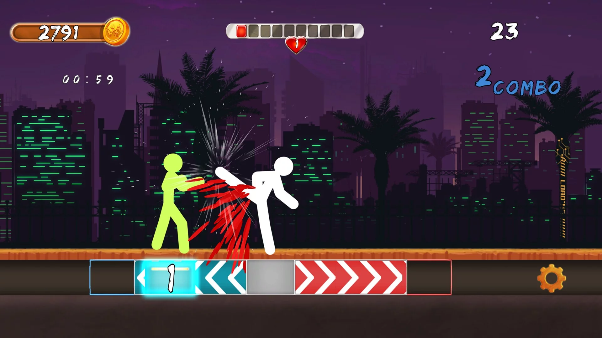 Изображение игры: Finger Fury Showdown