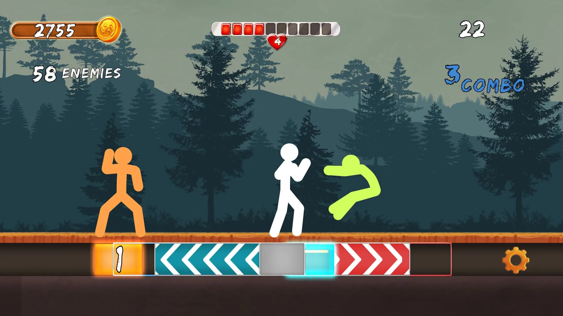 Изображение игры: Finger Fury Showdown