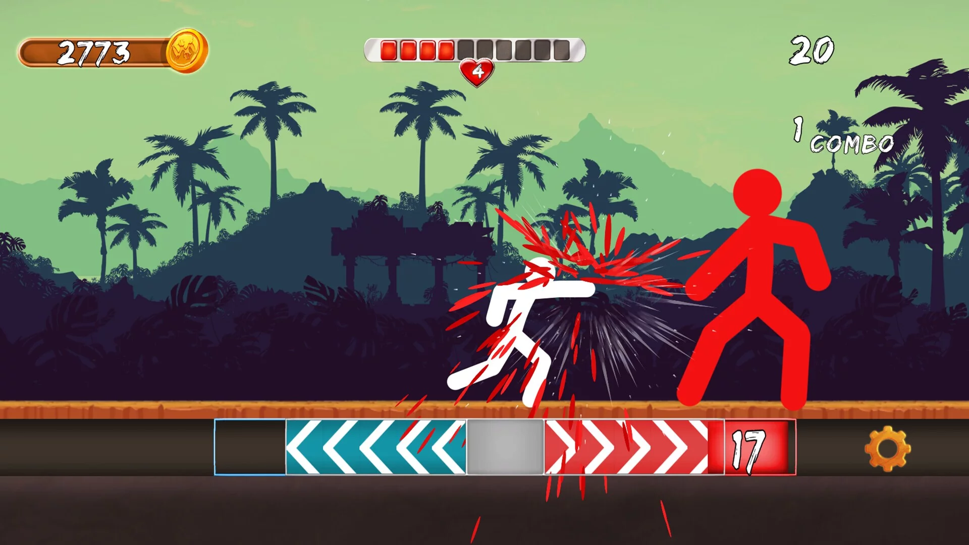 Изображение игры: Finger Fury Showdown