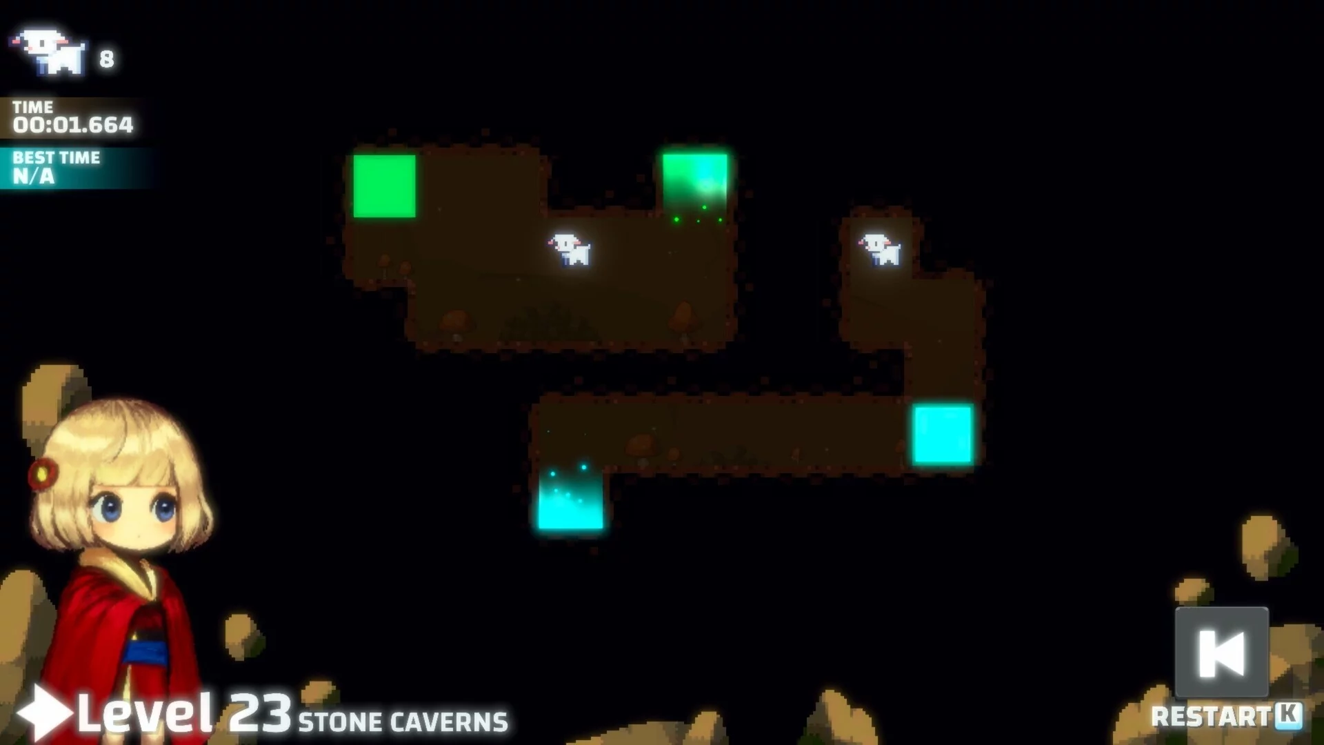 Изображение игры: Puzzle Dungeon!! Earthmage Erin