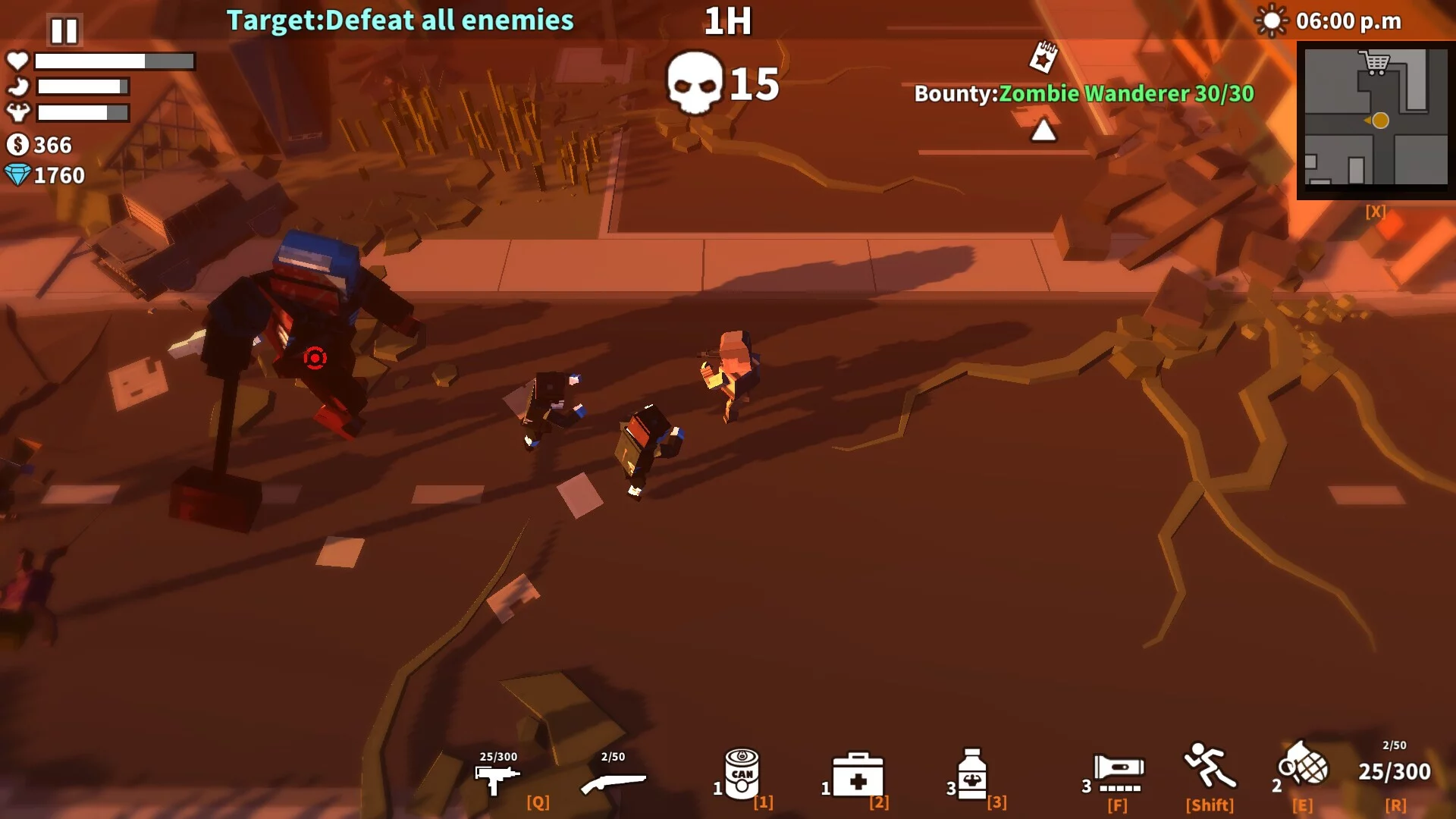 Изображение игры: Survivors Of The Zombie World