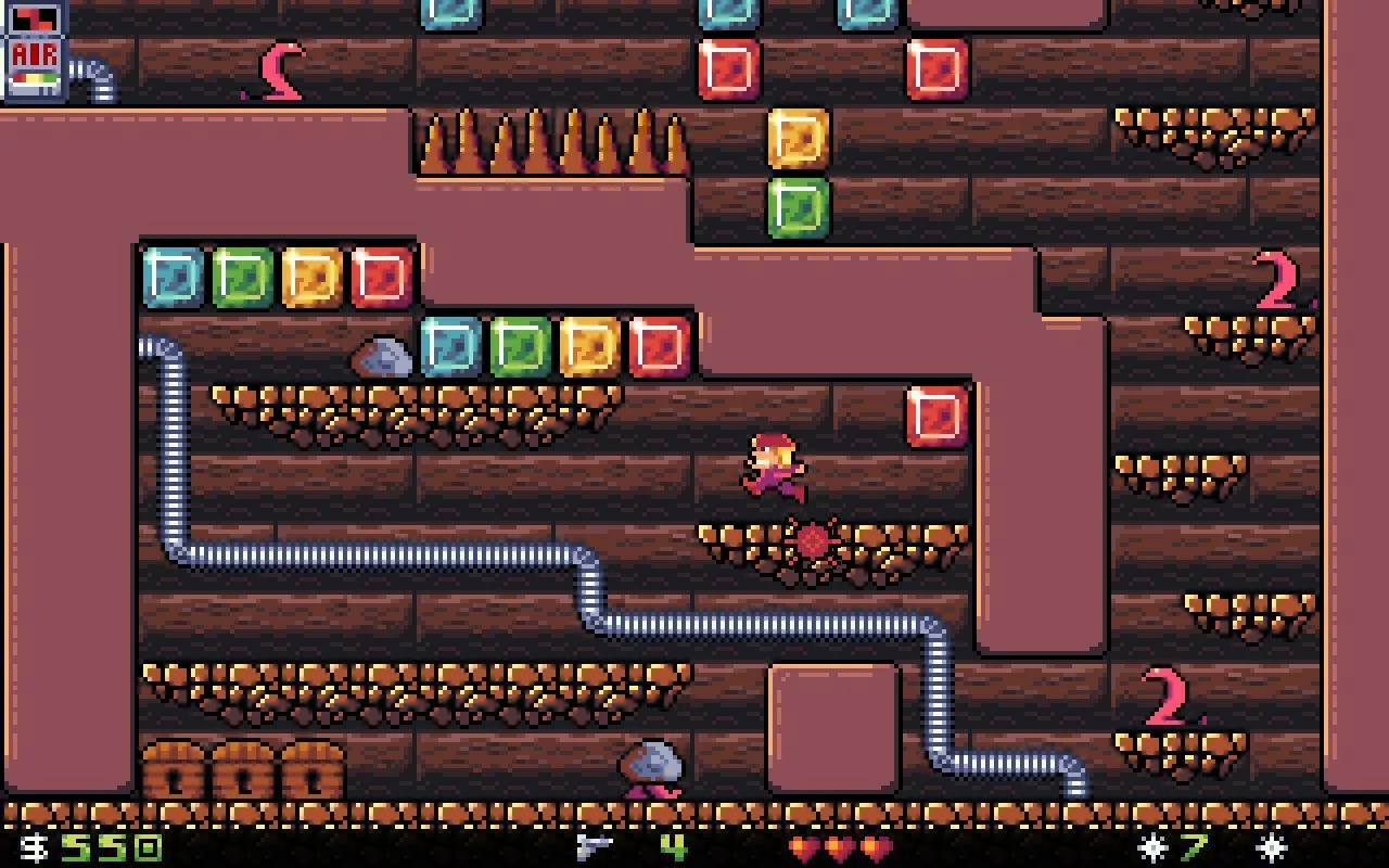 Изображение игры: Crystal Caves HD