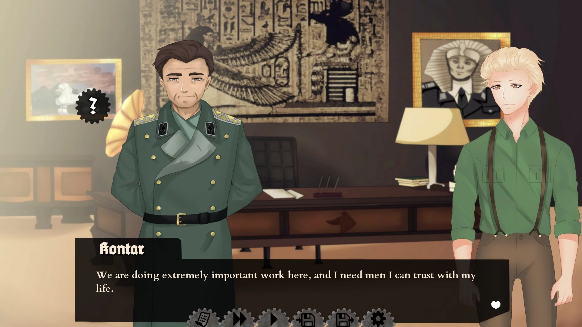 Изображение игры: Panzer Hearts - War Visual Novel