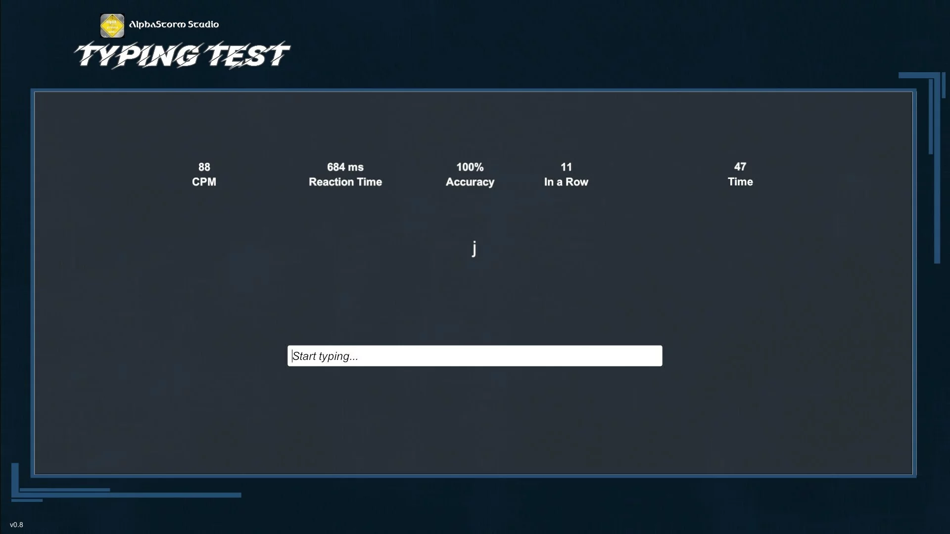 Изображение игры: Typing Test