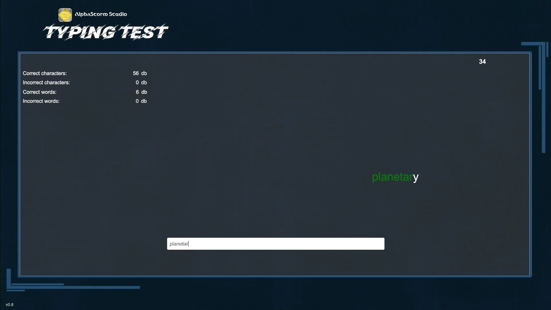 Изображение игры: Typing Test