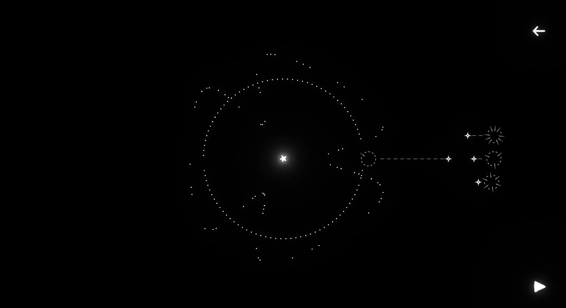 Изображение игры: Orbit Puzzle
