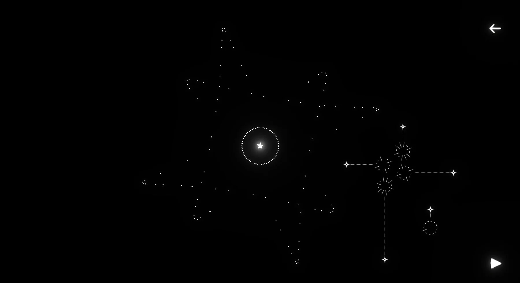 Изображение игры: Orbit Puzzle
