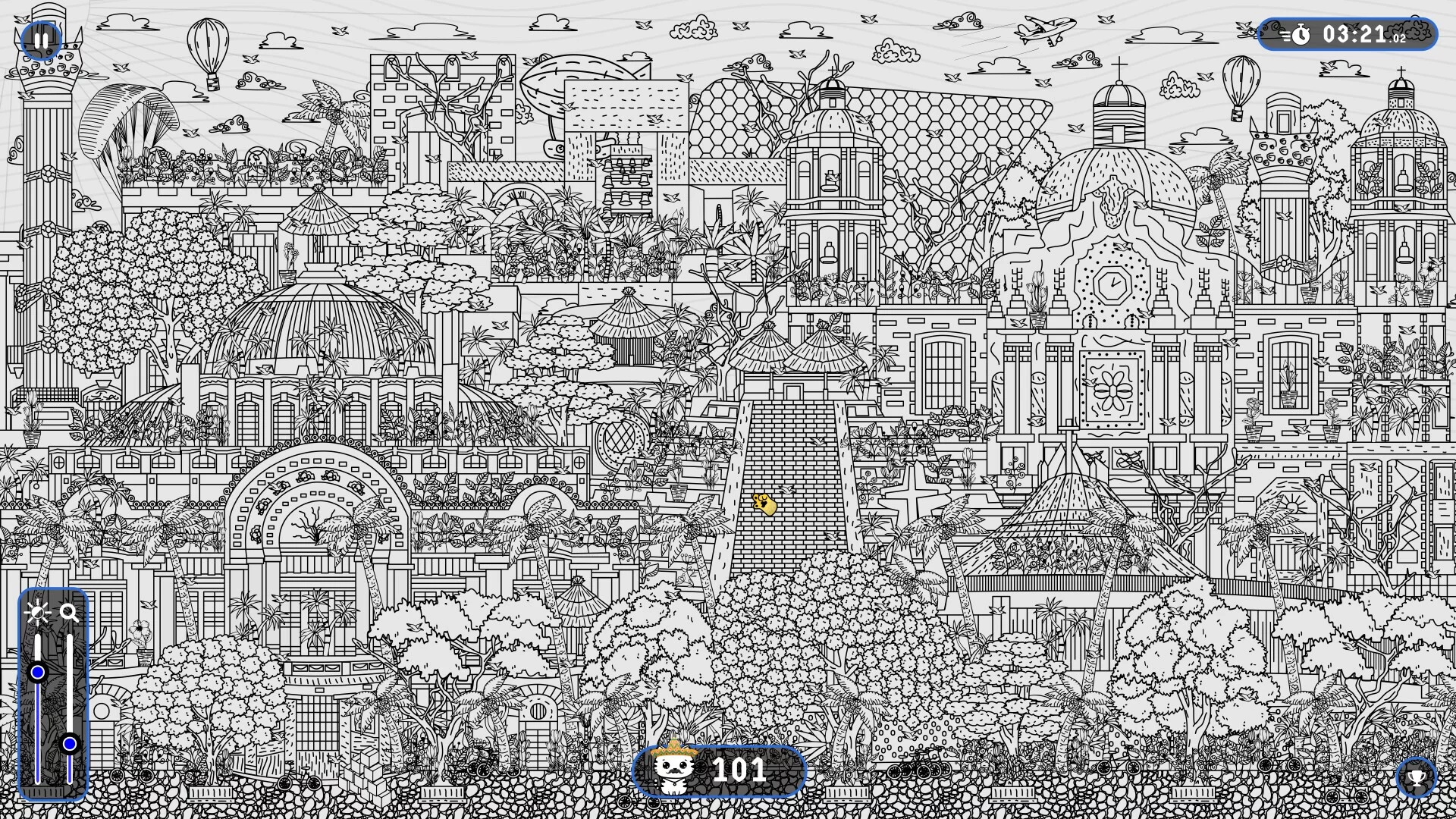 Изображение игры: 101 Cats Hidden in Mexico