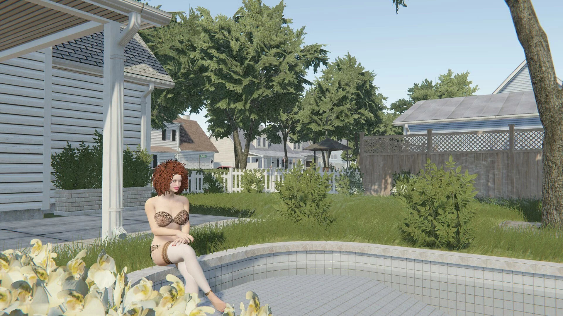 Изображение игры: Sexy Girl Next Door - Virtual Valentine Sex