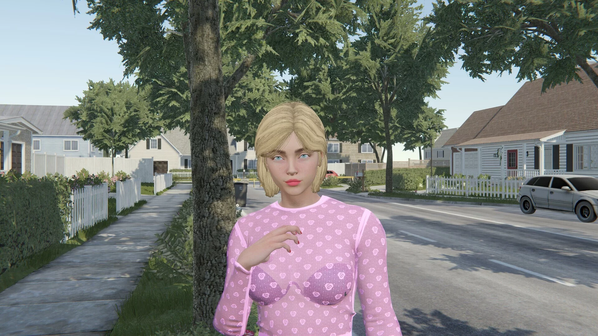 Изображение игры: Sexy Girl Next Door - Virtual Valentine Sex